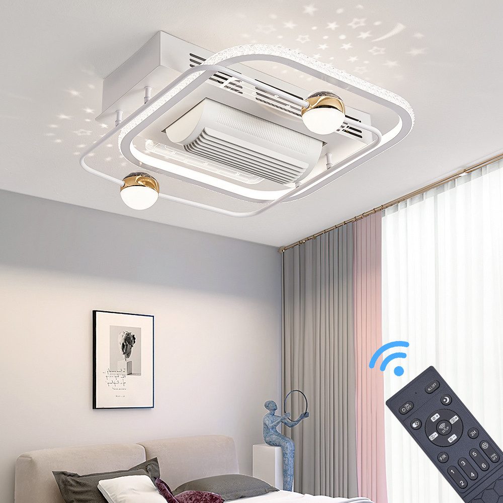 Eurotondisplay Deckenventilator Deckenventilator mit LED Beleuchtung günstig online kaufen
