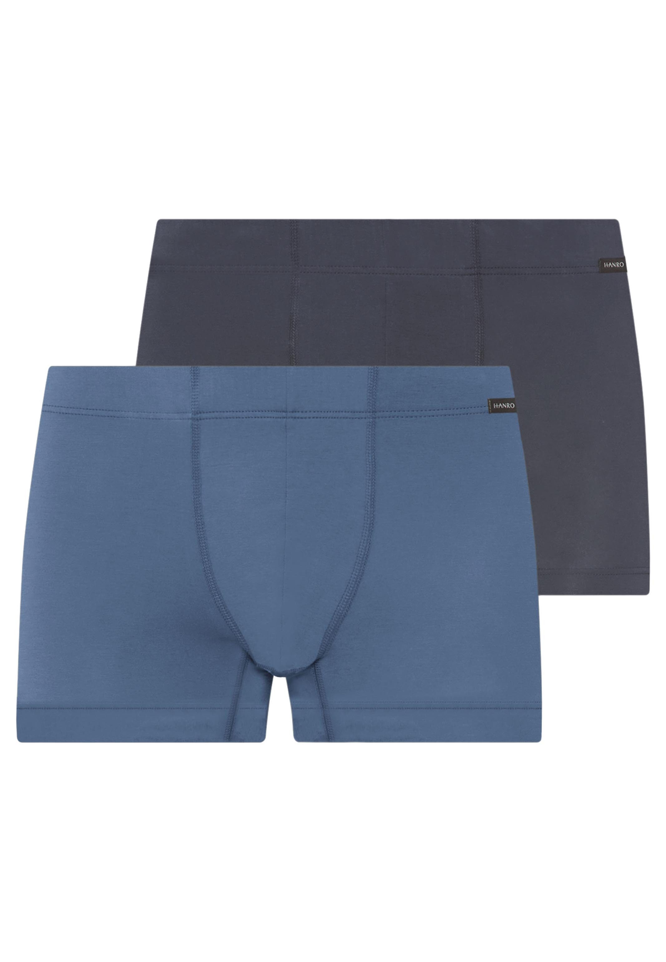 Hanro Retro Boxer Cotton Essentials (Spar-Set, 2-St) Retro Short / Pant - Baumwolle - ohne Eingriff - Atmungsaktiv