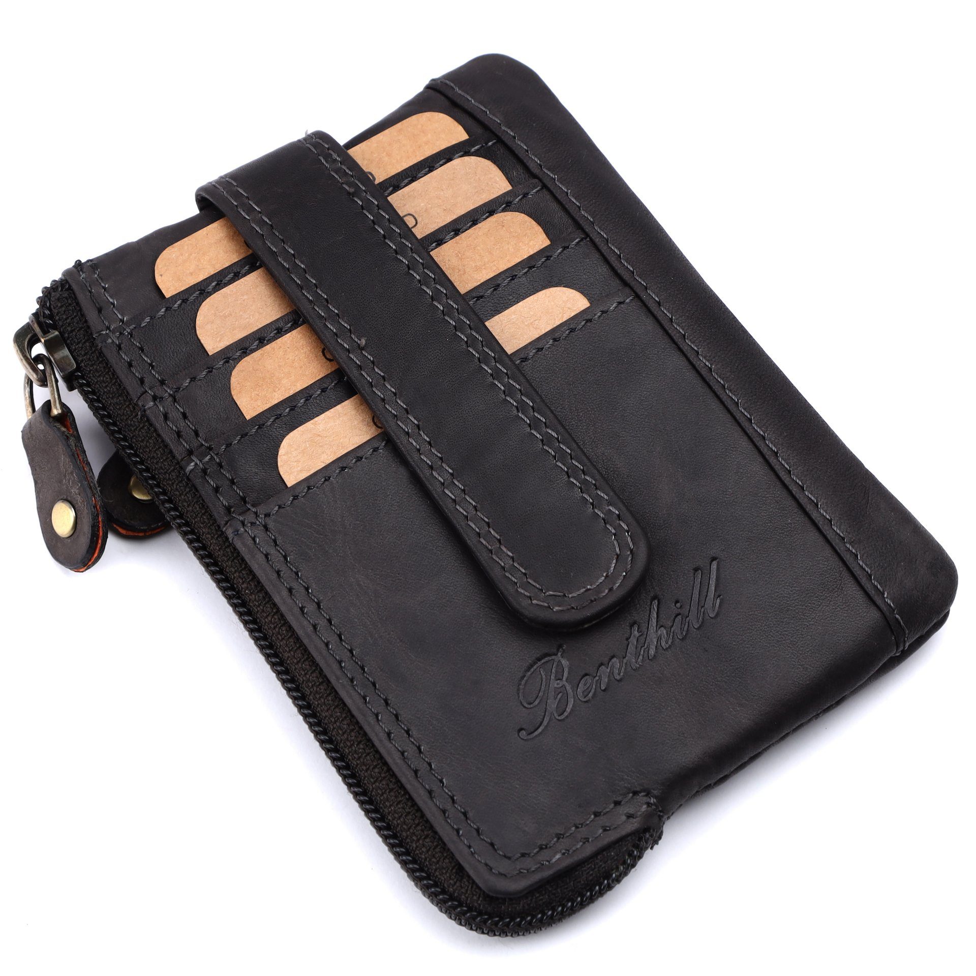 Schlüsseltasche Mini Geldbörse Kleines Portemonnaie Herren Damen Schlüsseletui