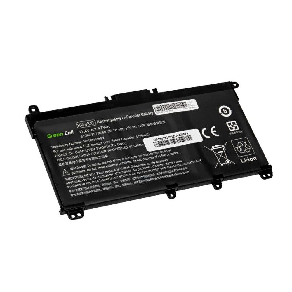 Green Cell Notebook-Akku GC-HP190 11.4 V 4150 mAh HP Laptop-Akku
