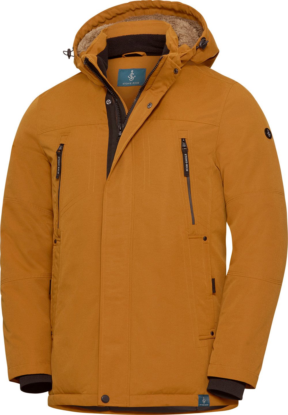 Stone Rich Parka Praktisch abnehmbare Kapuze