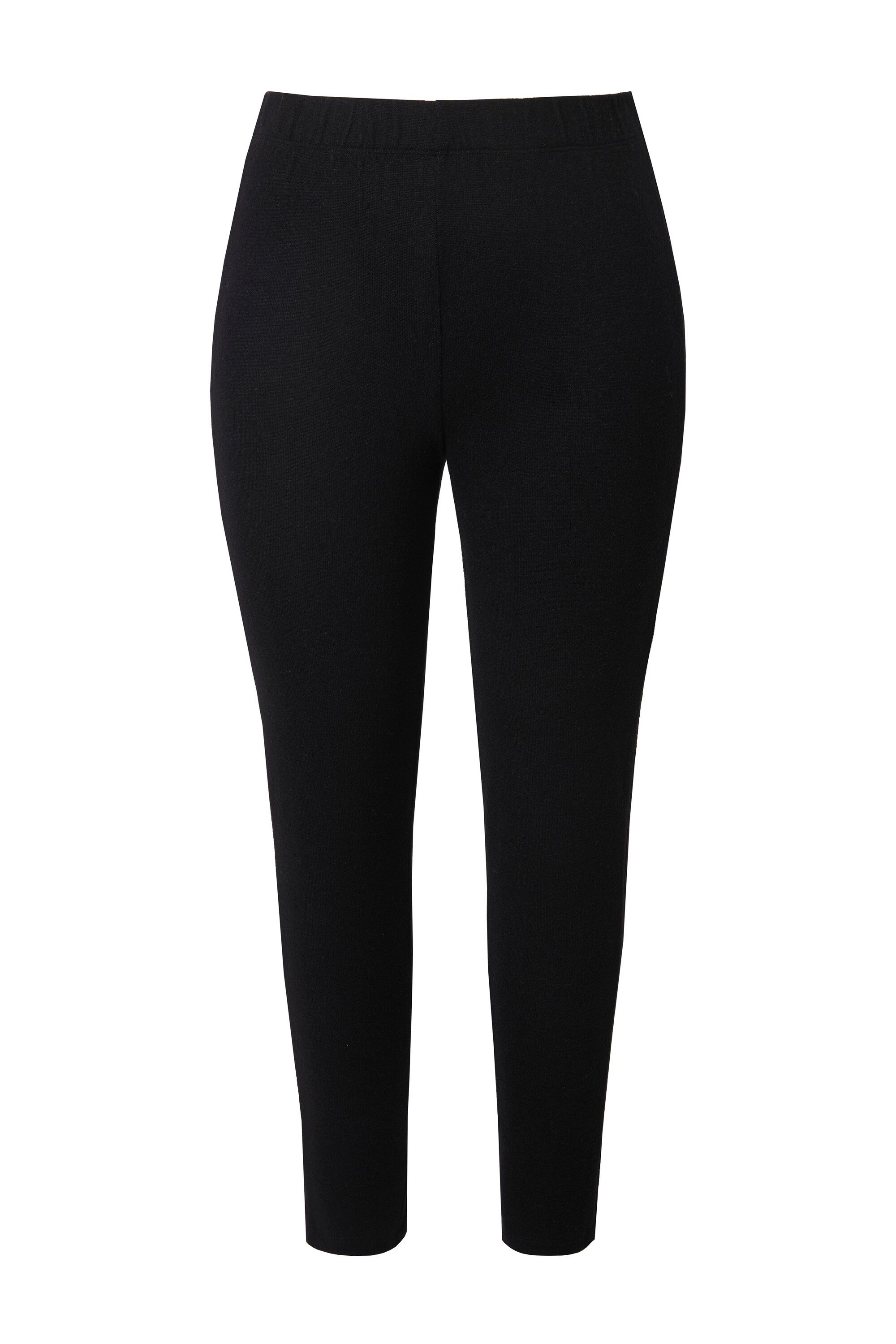 Ulla Popken Homewearhose Loungewear-Leggings Seitenstreifen Elastikbund günstig online kaufen