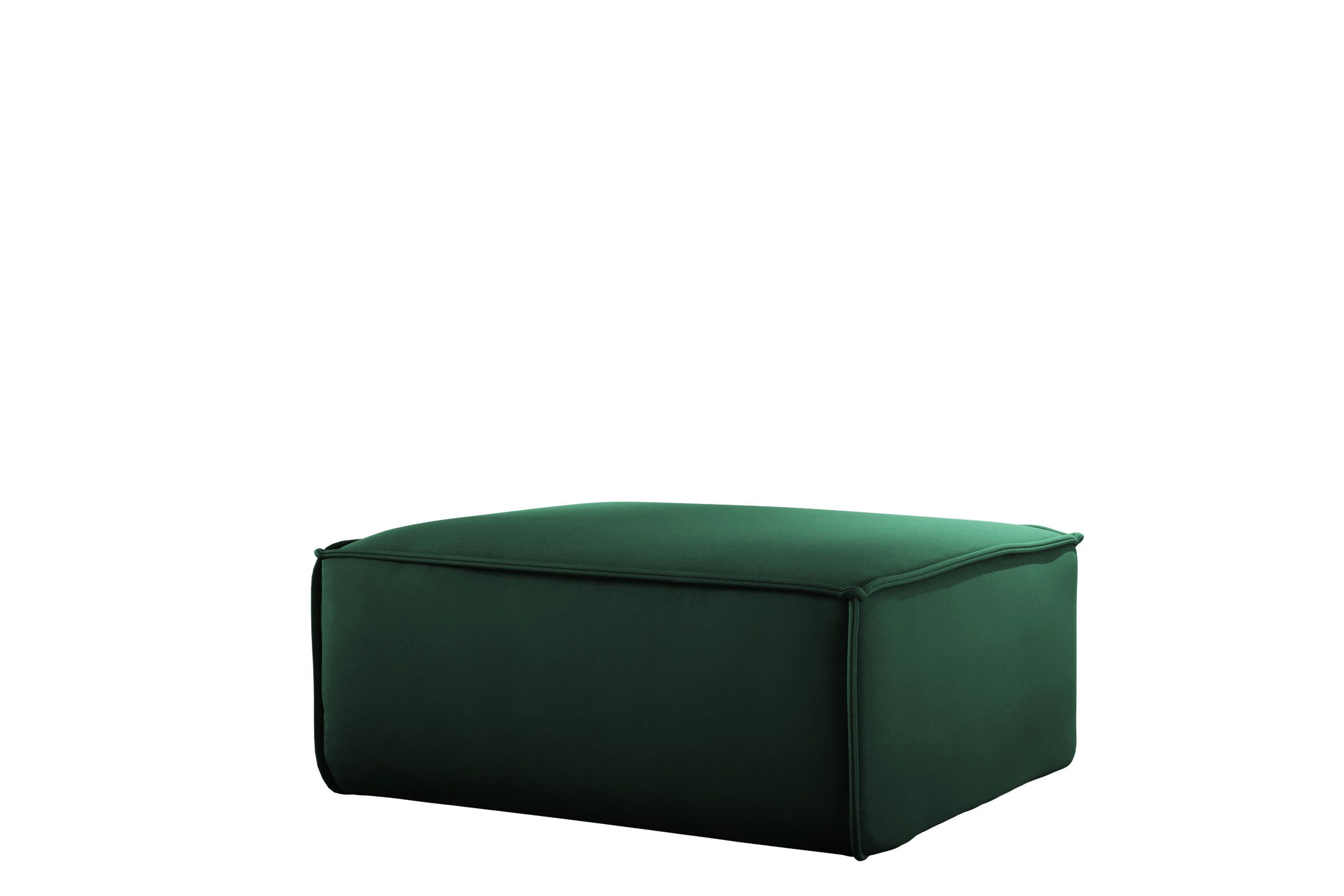 Fun Möbel Polsterhocker Designerhocker CELES PREMIUM 105x105 cm in Stoff (105x105x40 cm), In 3 verschiedenen Stoffen