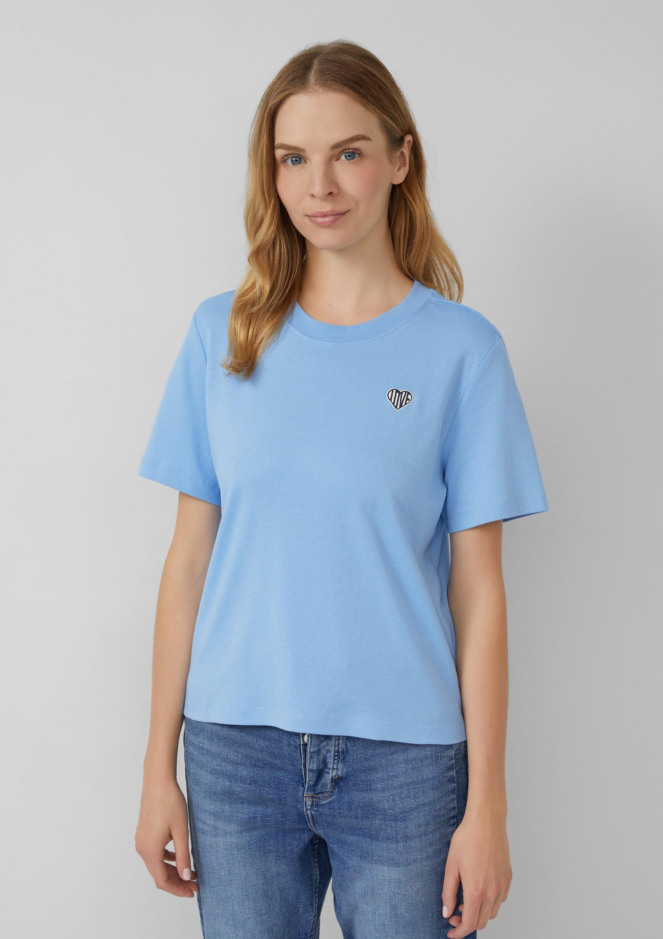 s.Oliver Kurzarmshirt T-Shirt T-Shirt aus Interlockjersey günstig online kaufen