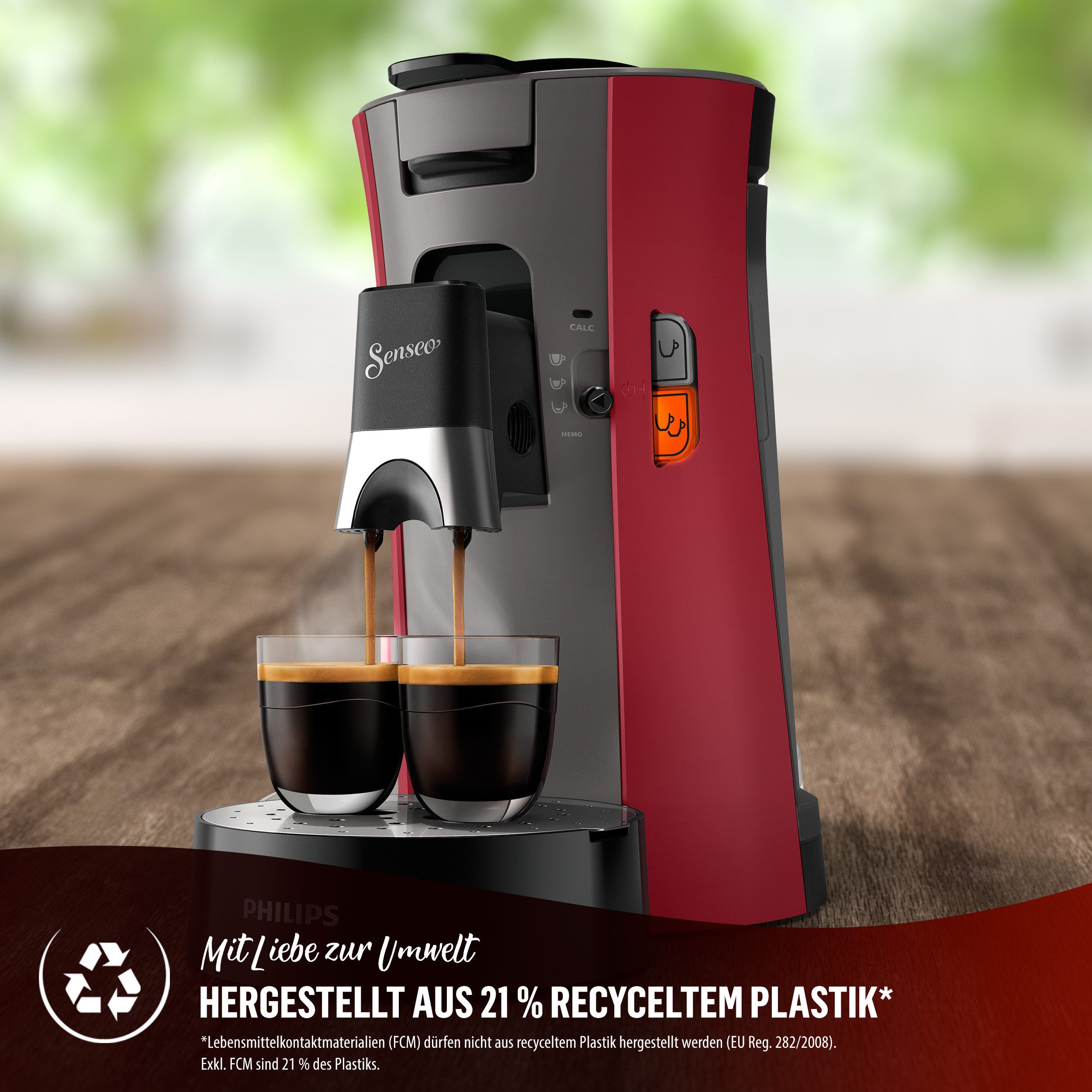 Philips Senseo Select CSA240/90 Rot