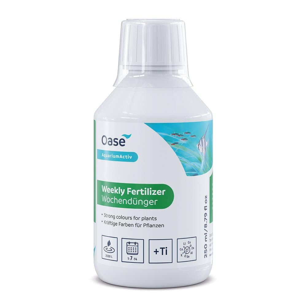 Aquarien-Substrat Oase Wochendünger 250 ml- für eine ideale Nährstoffaufnahme von Wasser