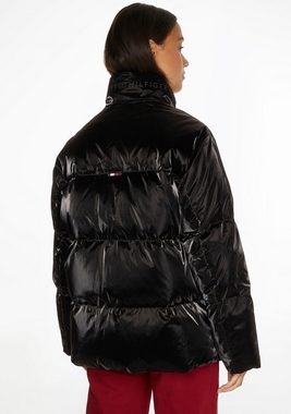 Tommy Hilfiger Steppjacke METALLIC DOWN PUFFER JKT mit Stehkragen