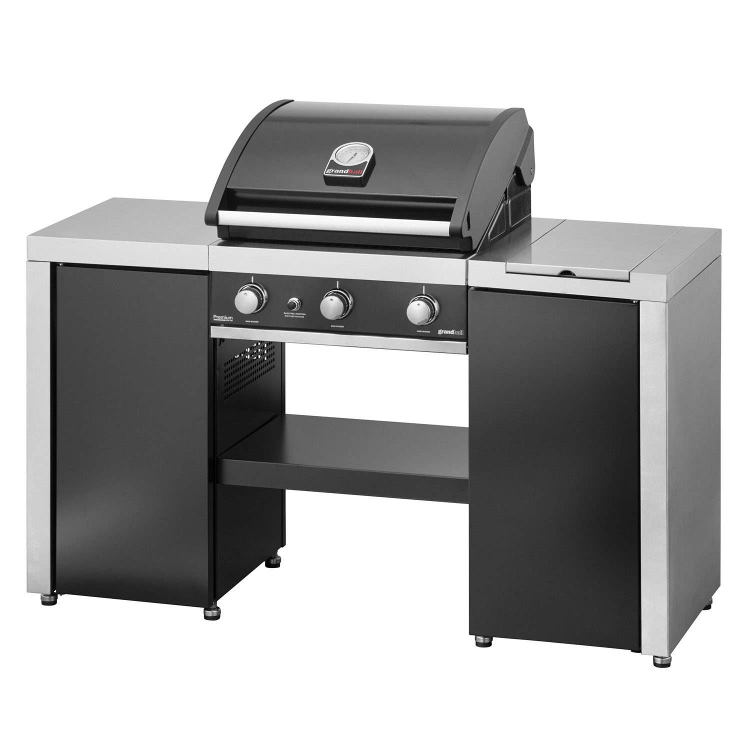 GrandHall Gasgrill Grandhall Premium G3 Island Gasgrill