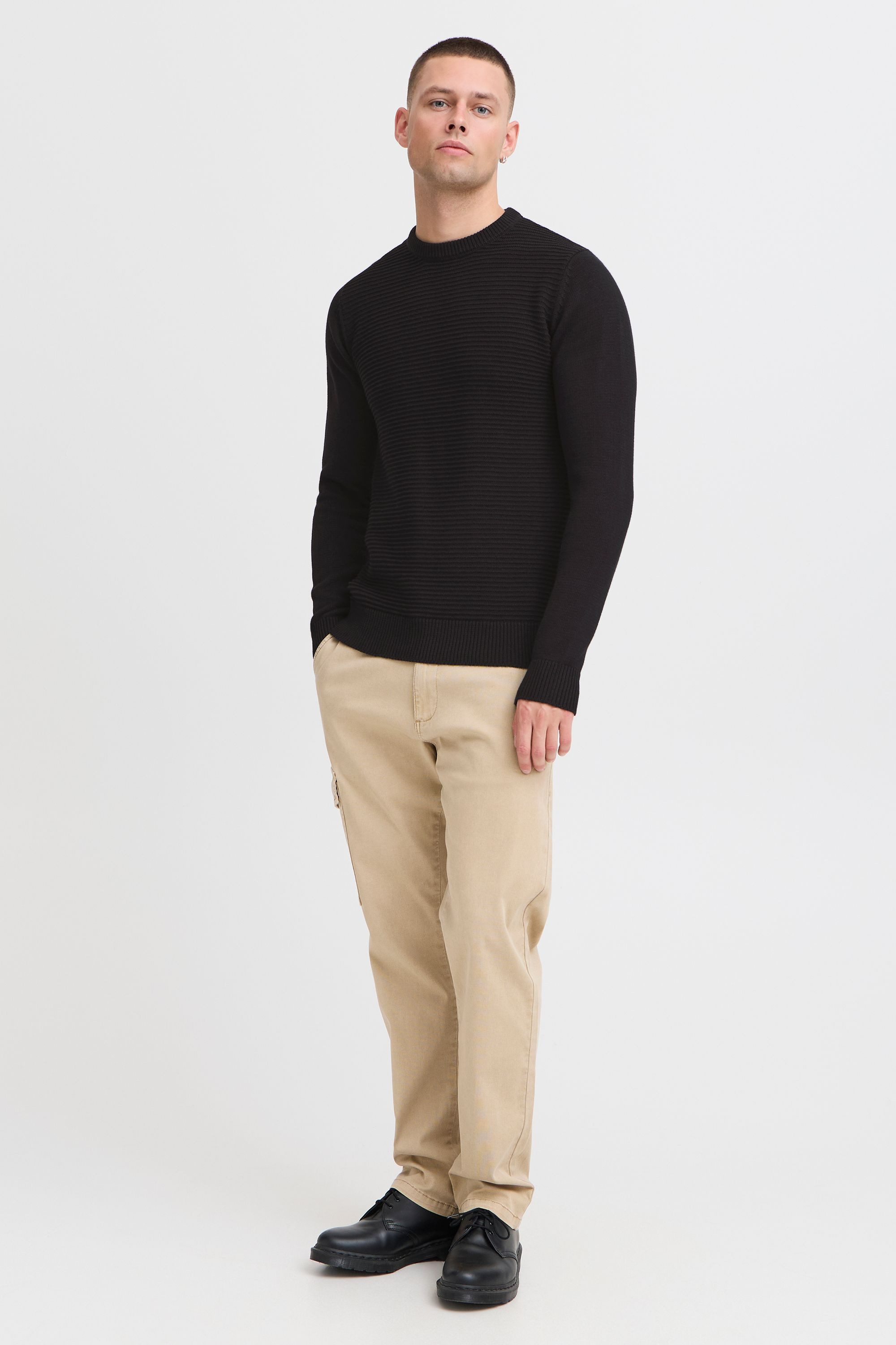 Indicode Strickpullover IDRicardo Strickpulli aus Grobstrick