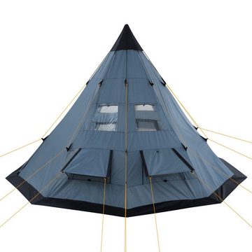 CampFeuer Tipi-Zelt Tipi Zelt Spirit für 4 Personen, Grau, 3000 mm Wassersäule, Personen: 4