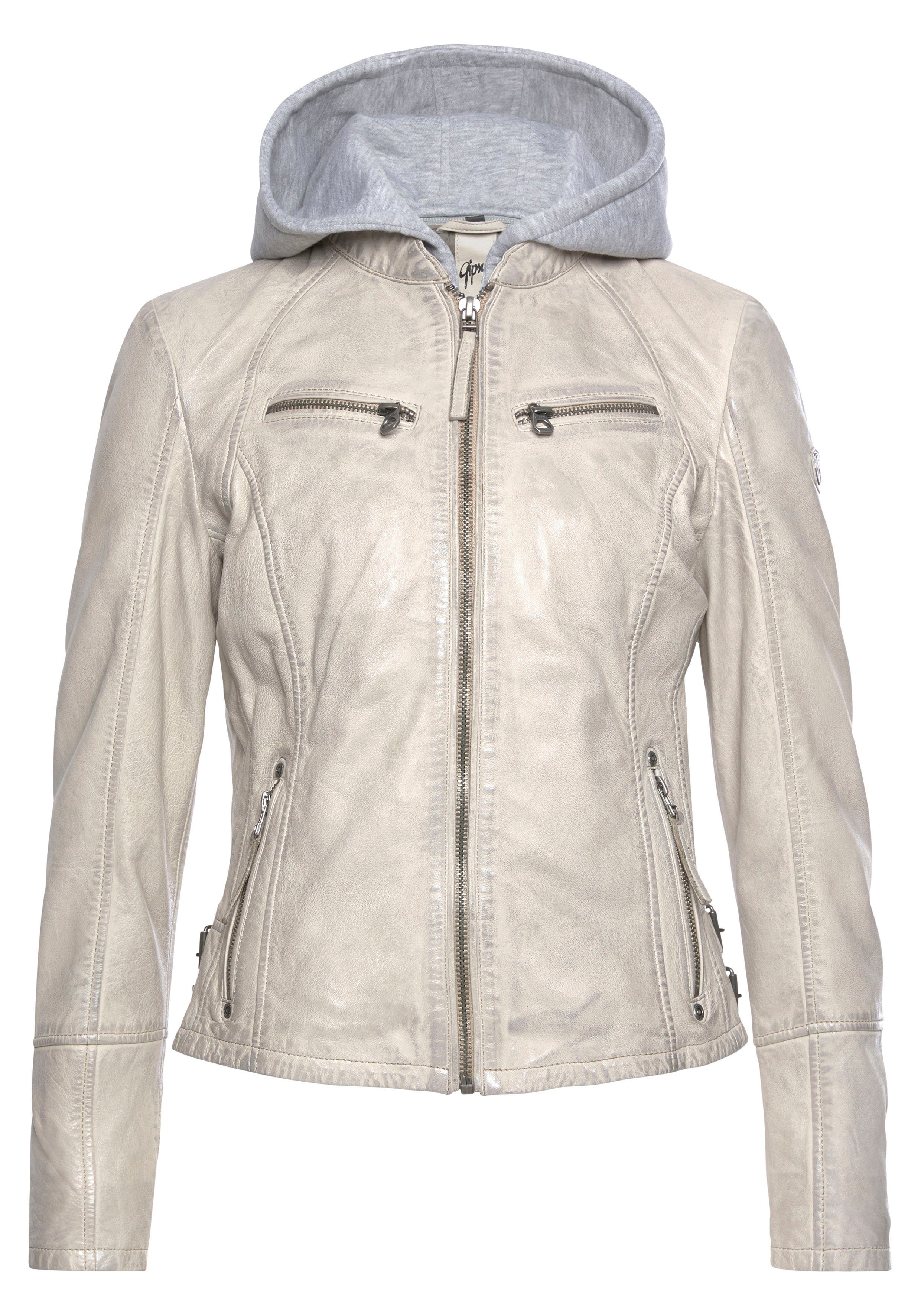 Weisse Damen Lederjacke Online Kaufen Echtleder Jacke Otto