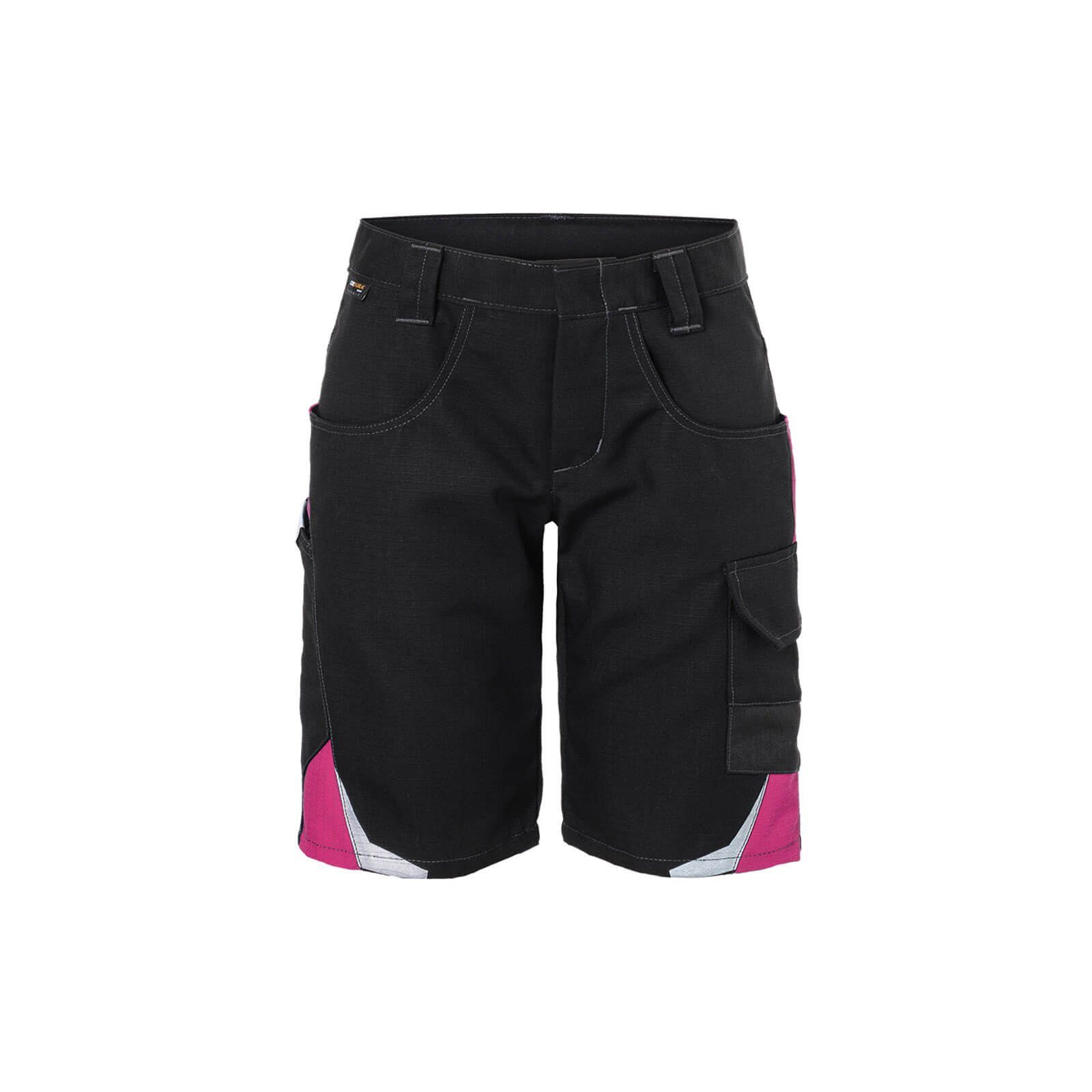 Kindershorts Shorts & Kübler Pullover schwarz/pink Kidz Kübler