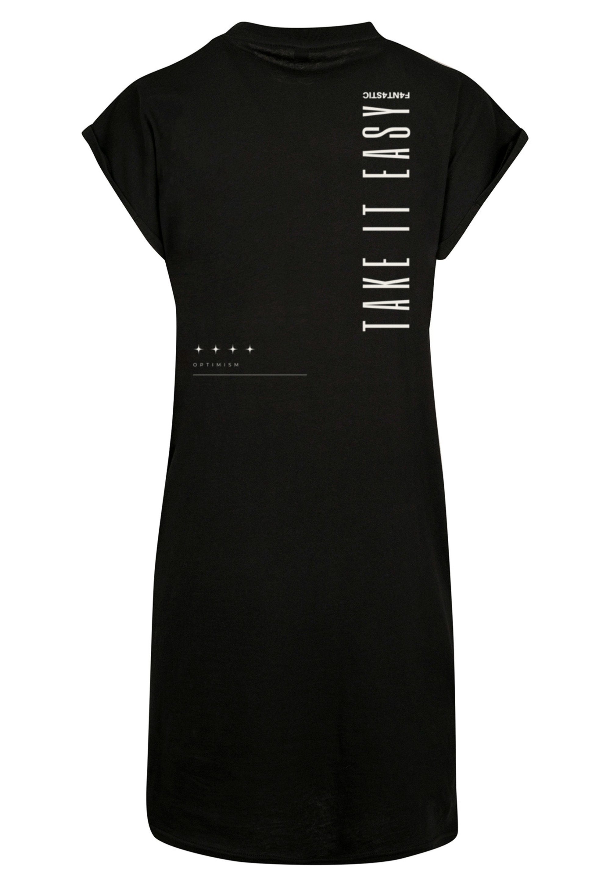 F4NT4STIC Shirtkleid Take It Easy Print günstig online kaufen