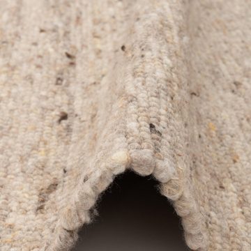 Wollteppich Natur Teppich Wolle Alaska Meliert, Pergamon, Rechteckig, Höhe: 12 mm