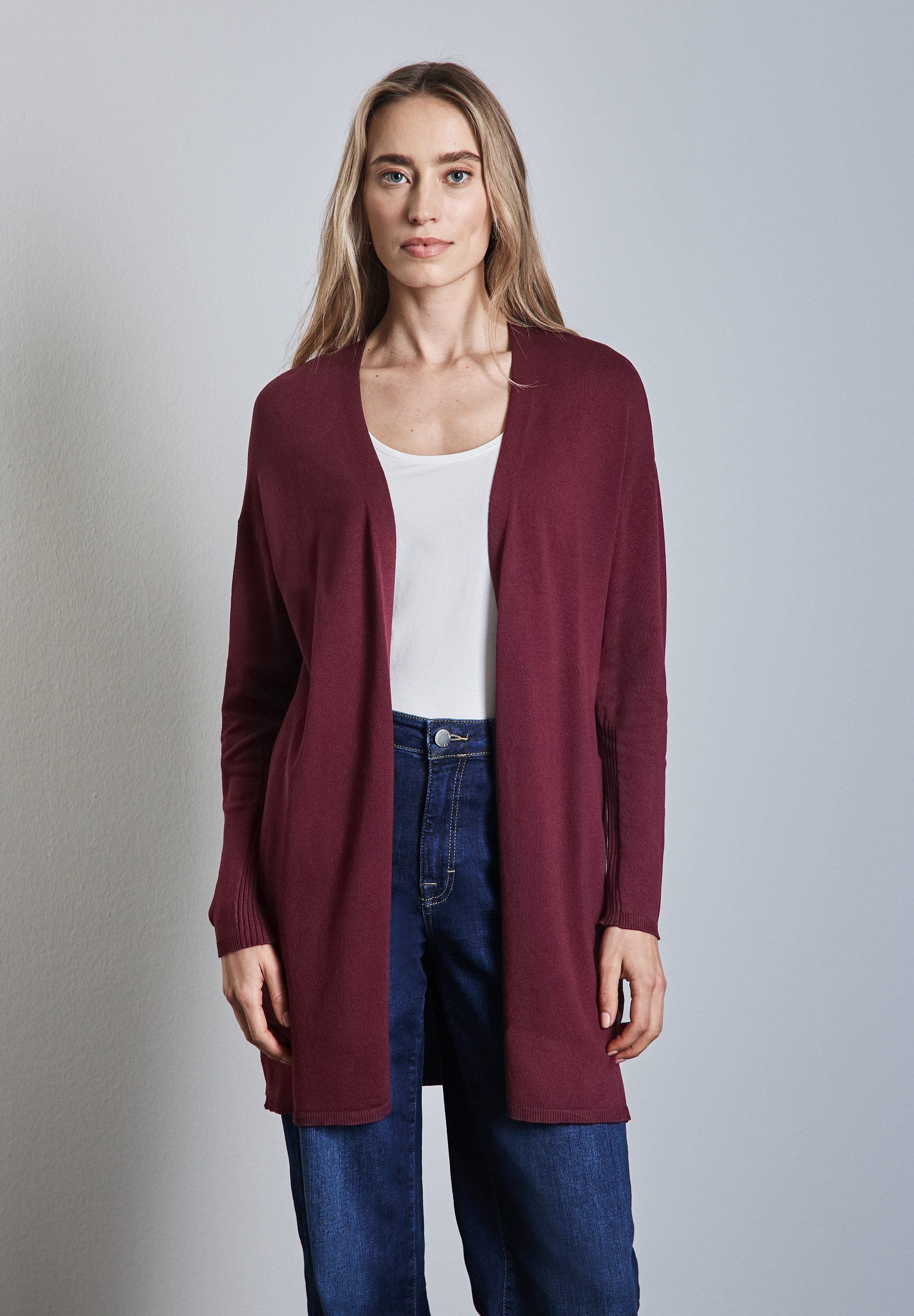 STREET ONE Strickjacke aus softer Viskose