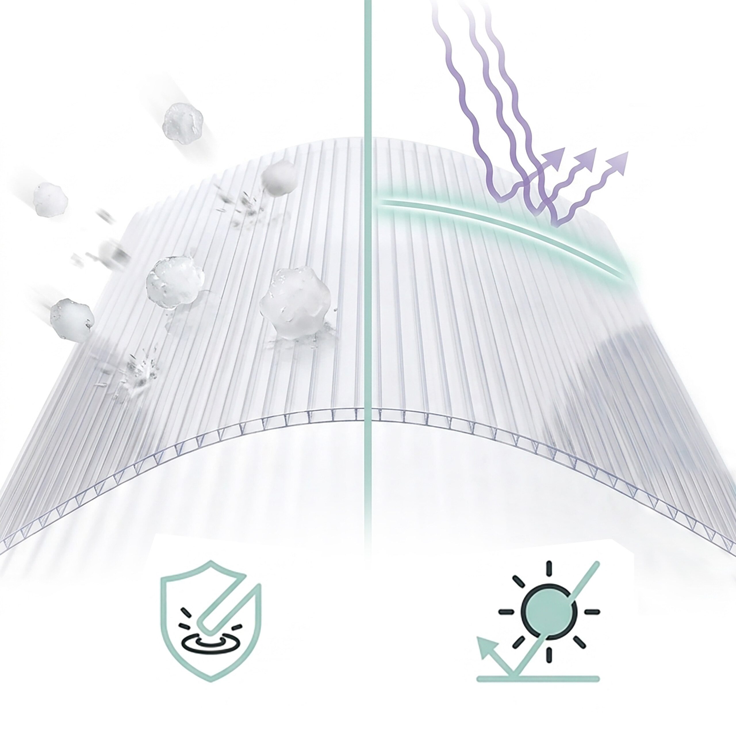 relaxdays Doppelstegplatte 10er Set mit Verbind