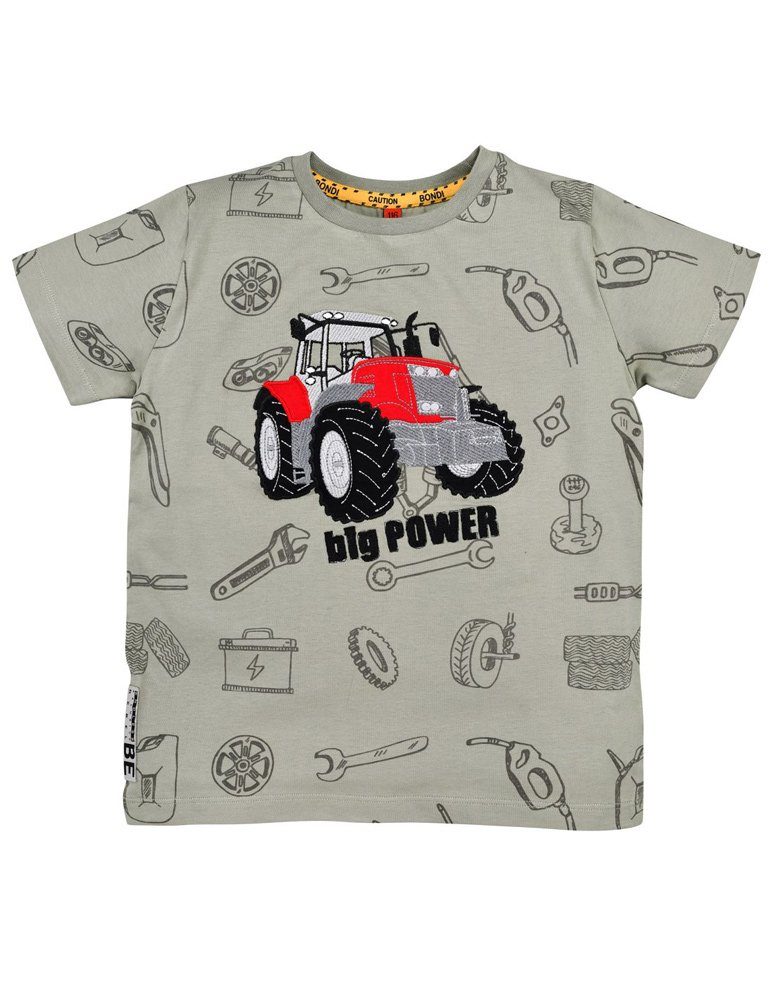 T-Shirt Jungen T-Shirt 'Big Power' 33182, Stone