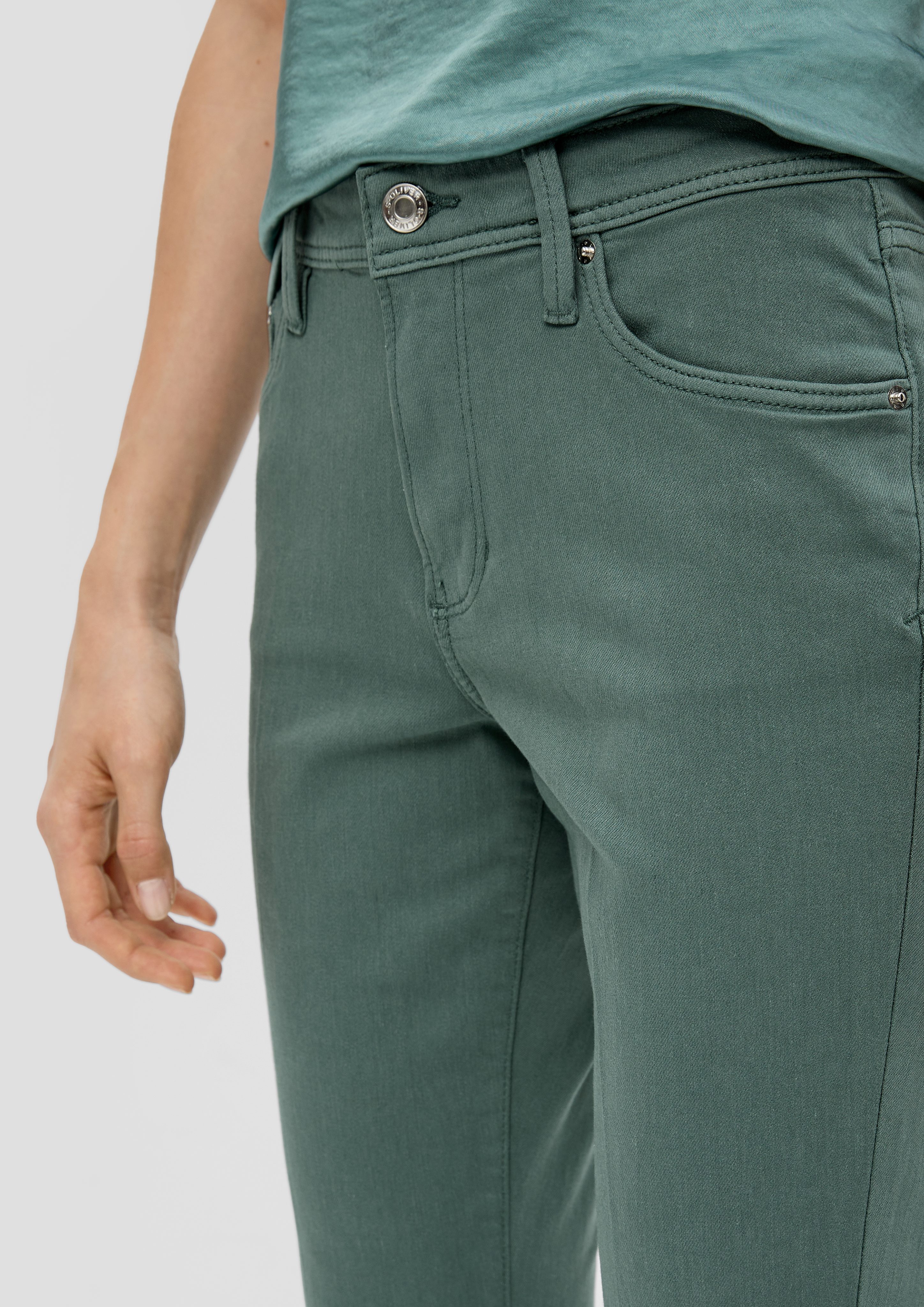 s.Oliver 5-Pocket-Jeans Ankle-Jeans Beverly / Slim günstig online kaufen