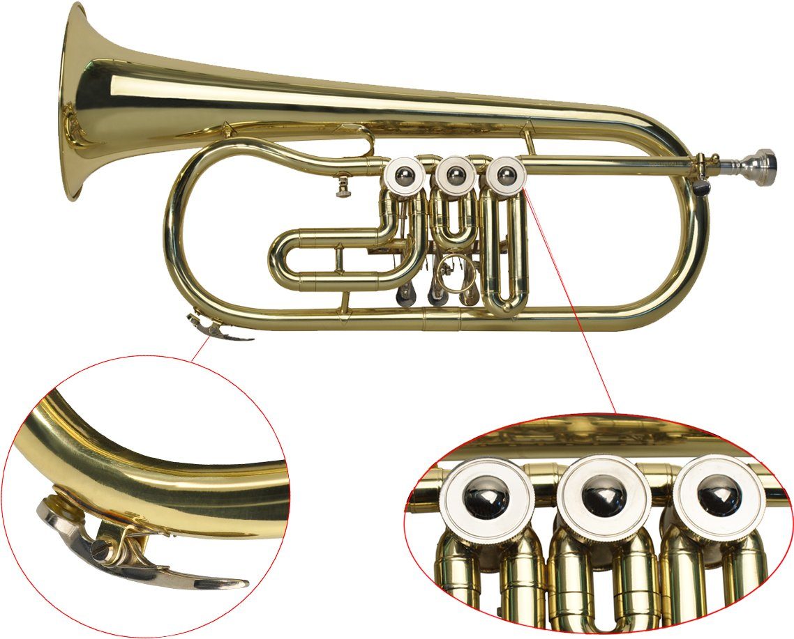 ᐅ Steinbach Drehventil Flügelhorn in Bb Stimmung im Koffer Flügelhorn ...