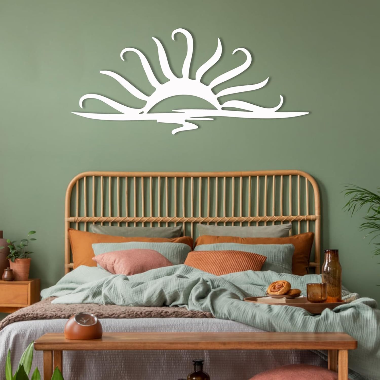Jumpeak Wanddekoobjekt Sonne Metall Kunst Wanddekor, günstig online kaufen