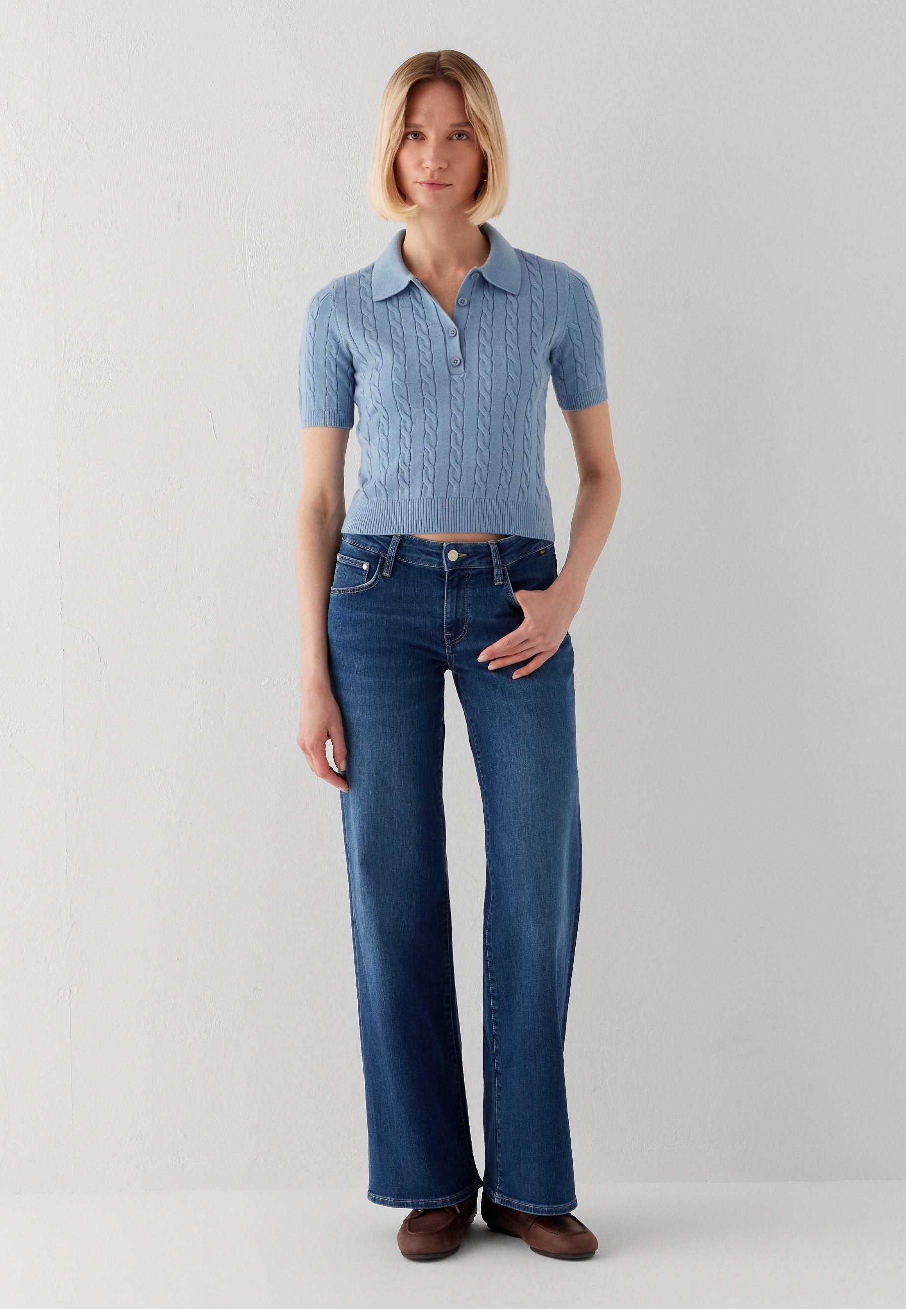 Mavi Polokragenpullover POLO COLLAR SWEATER Top Strick