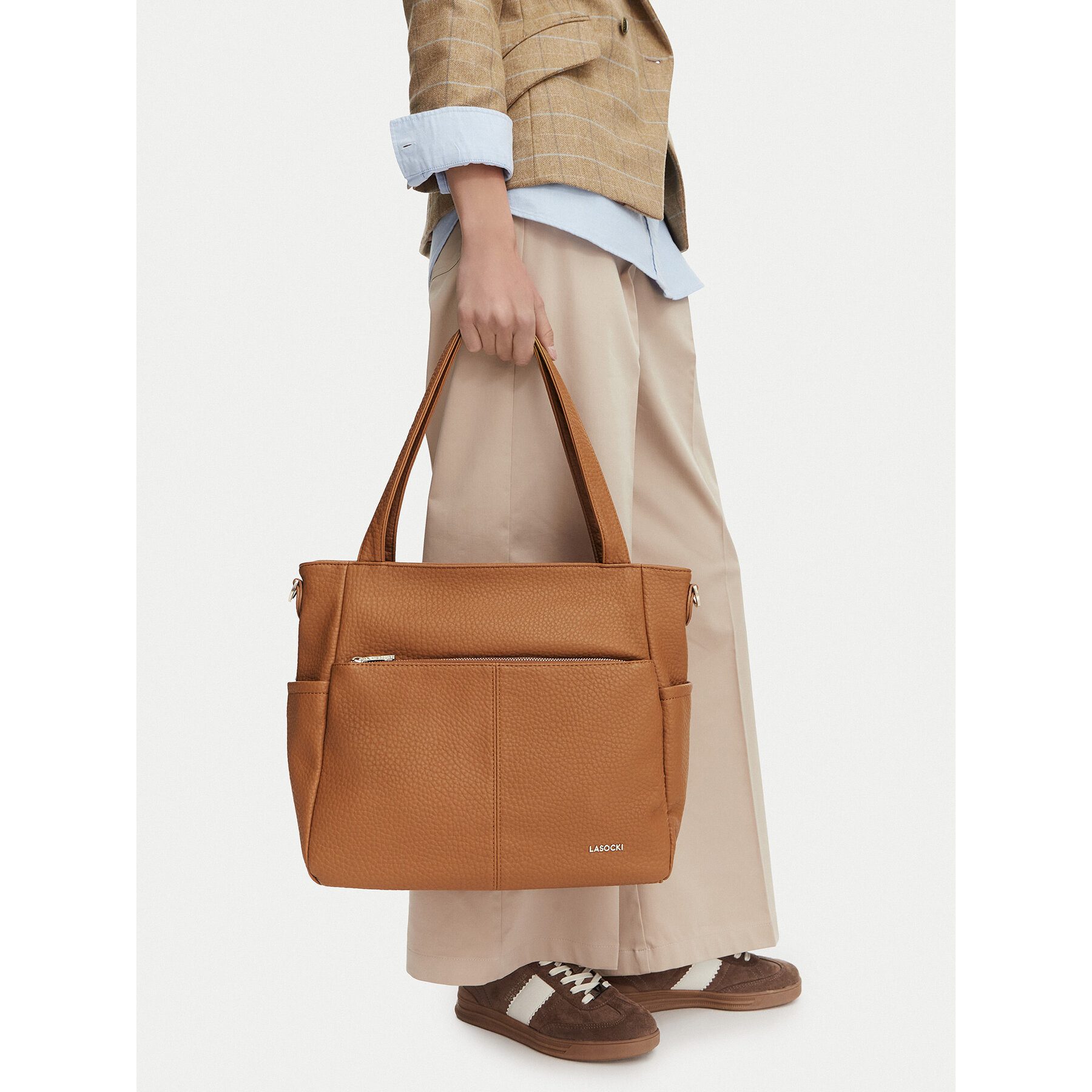 LASOCKI Umhängetasche Lasocki Damen Tasche 5907964076162 Braun