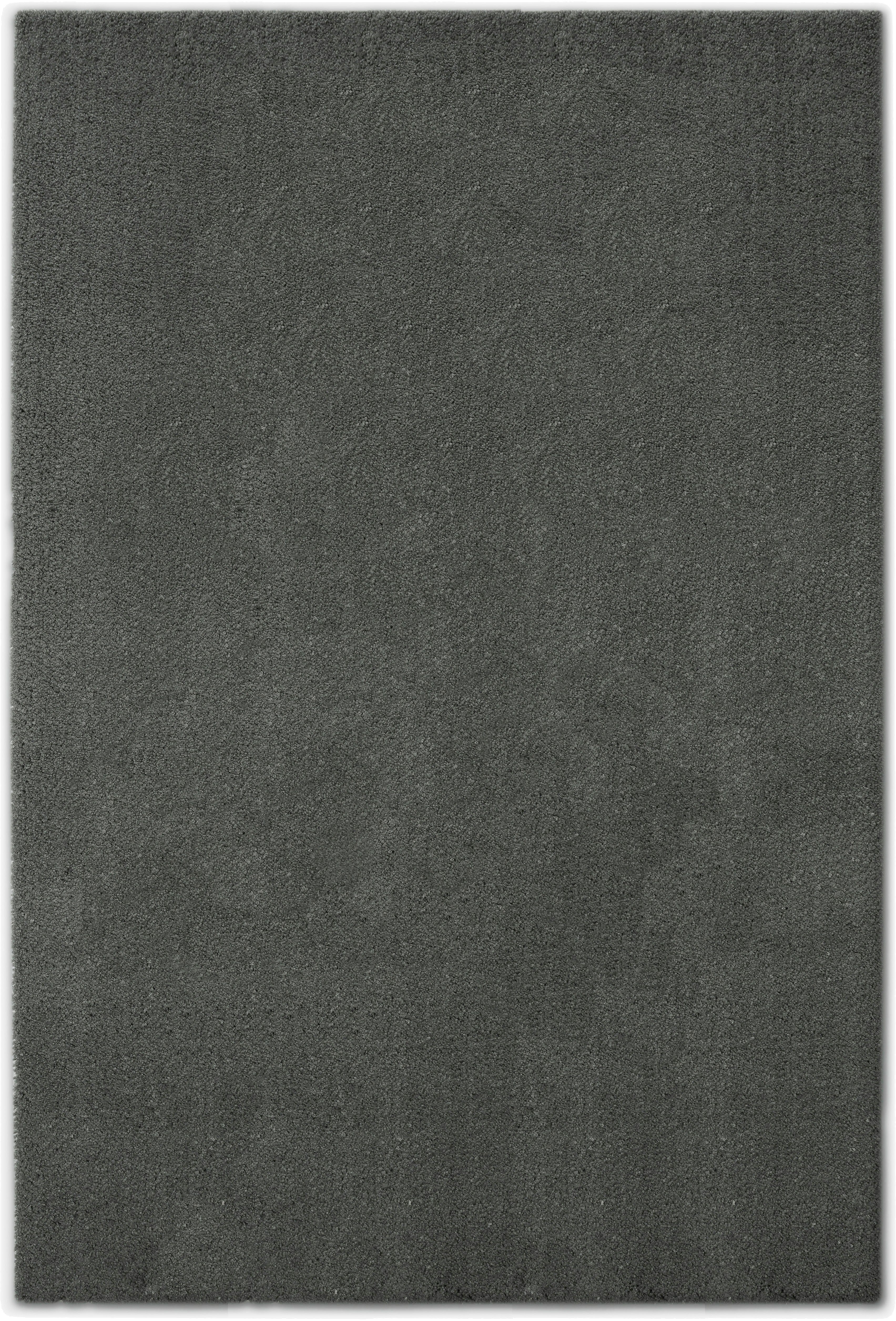 Hochflor-Teppich Ilvi, andas, dunkelgrau Mikrofaser, einfarbig, Höhe: 31 extra besonders mm, rechteckig, durch flauschig, weich weich