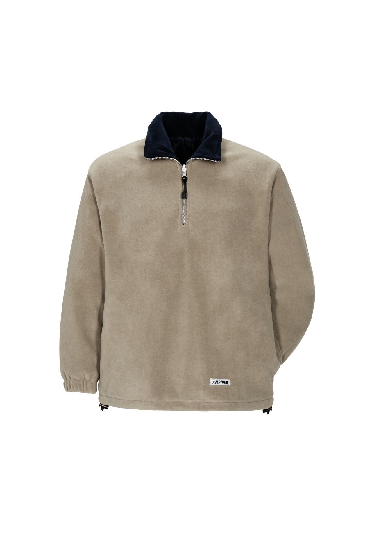TRIZERATOP Arbeitsjacke Relax Fleecetroyer Outdoor camel/marine Größe XXL