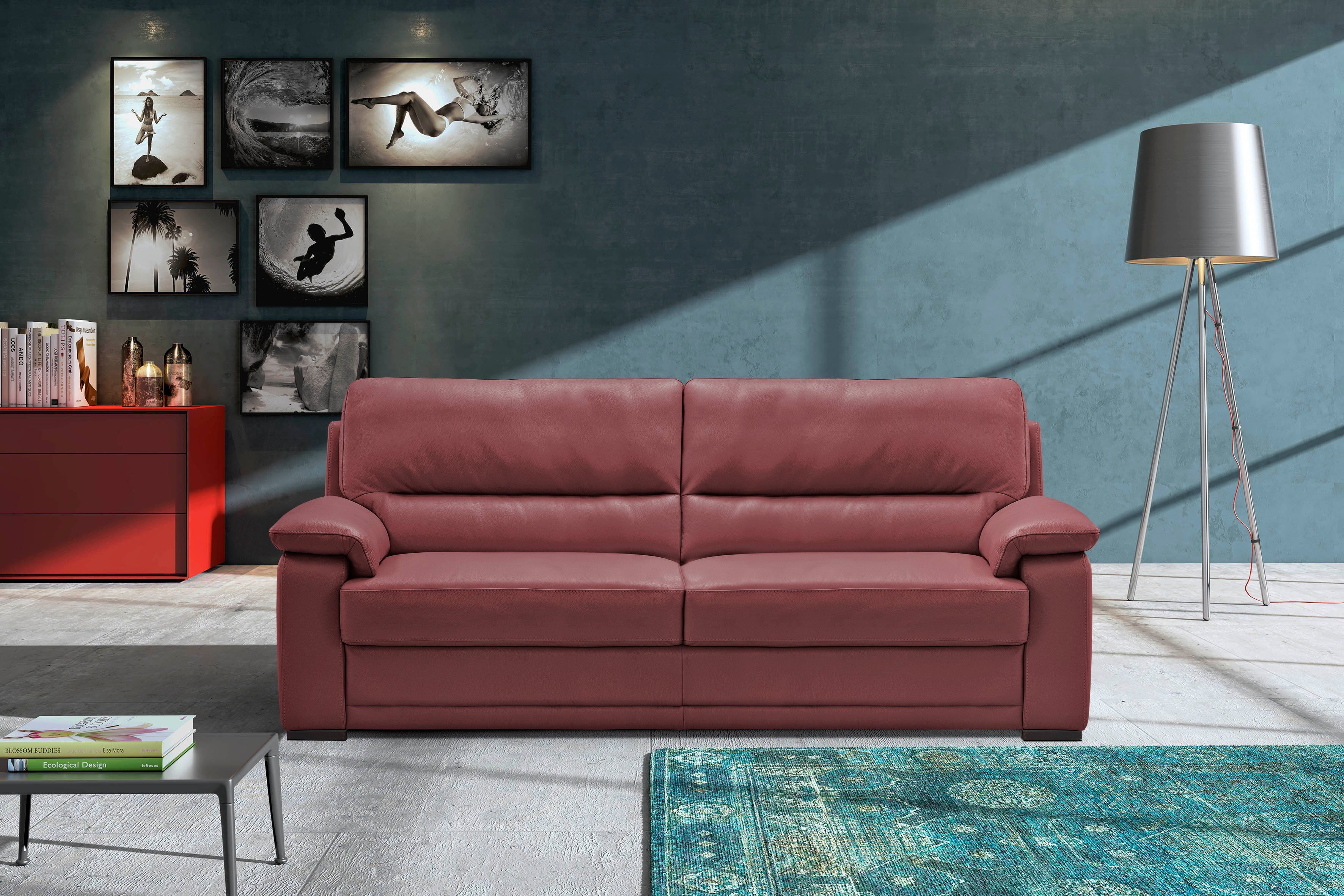 Egoitaliano 2,5-Sitzer Doris, modernes Designersofa, Ledersofa günstig online kaufen