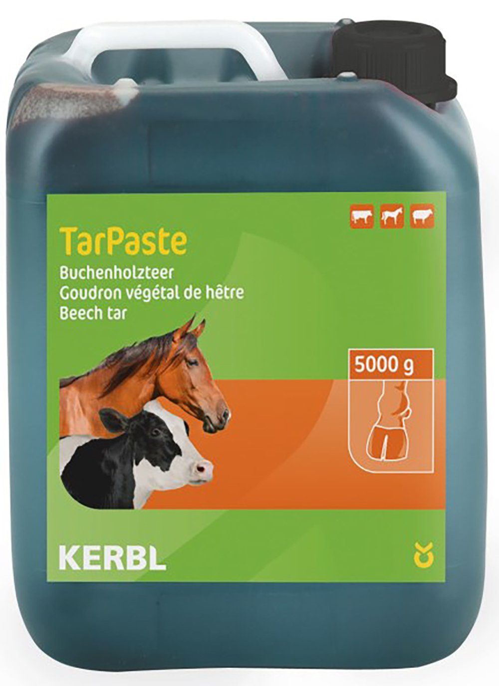 Kerbl Stehpferd Buchenholzteer TarPaste flüssig, 5000 gr.