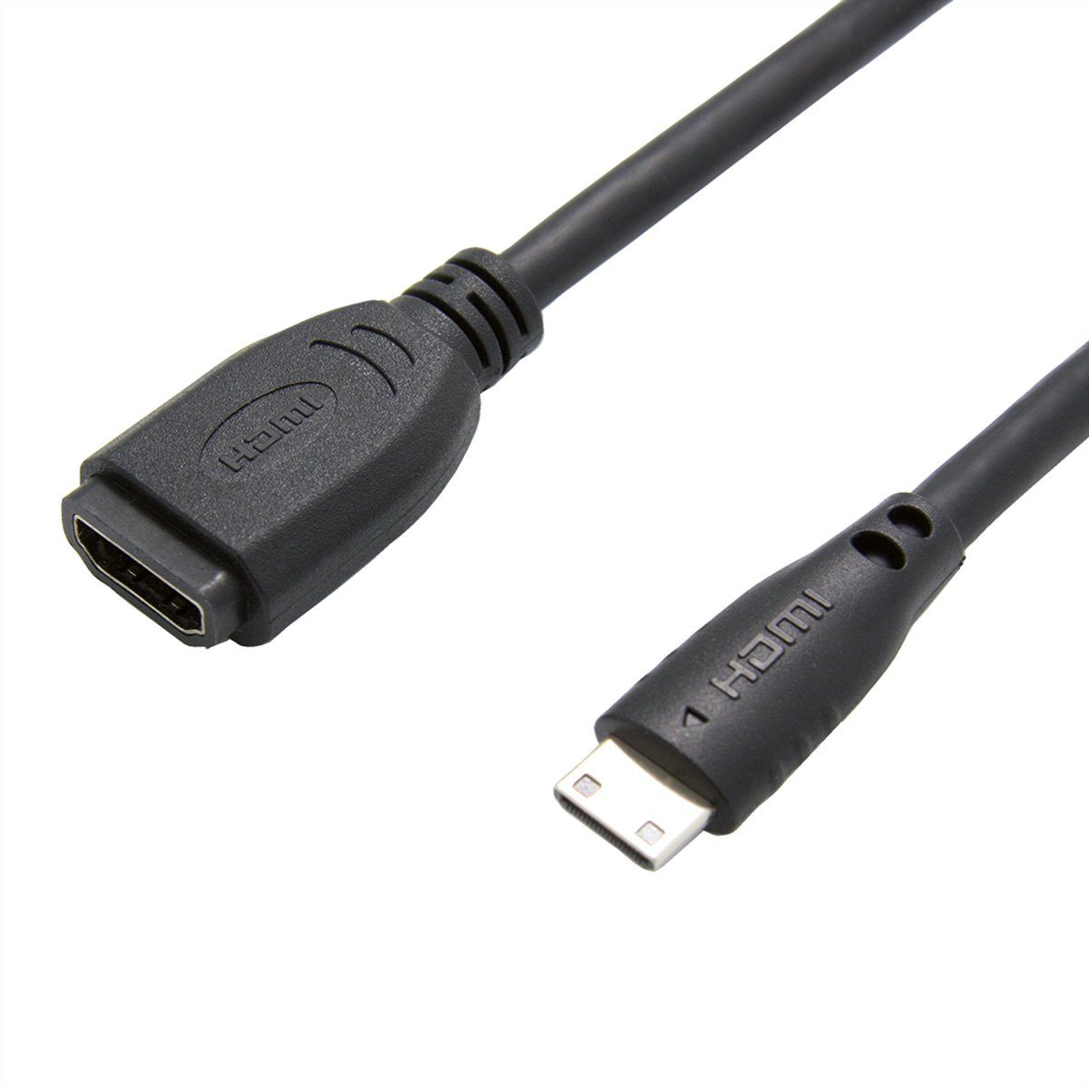HDMI Adapterkabel HDMI - HDMI Mini, BU/ST Audio- & Video-Adapter