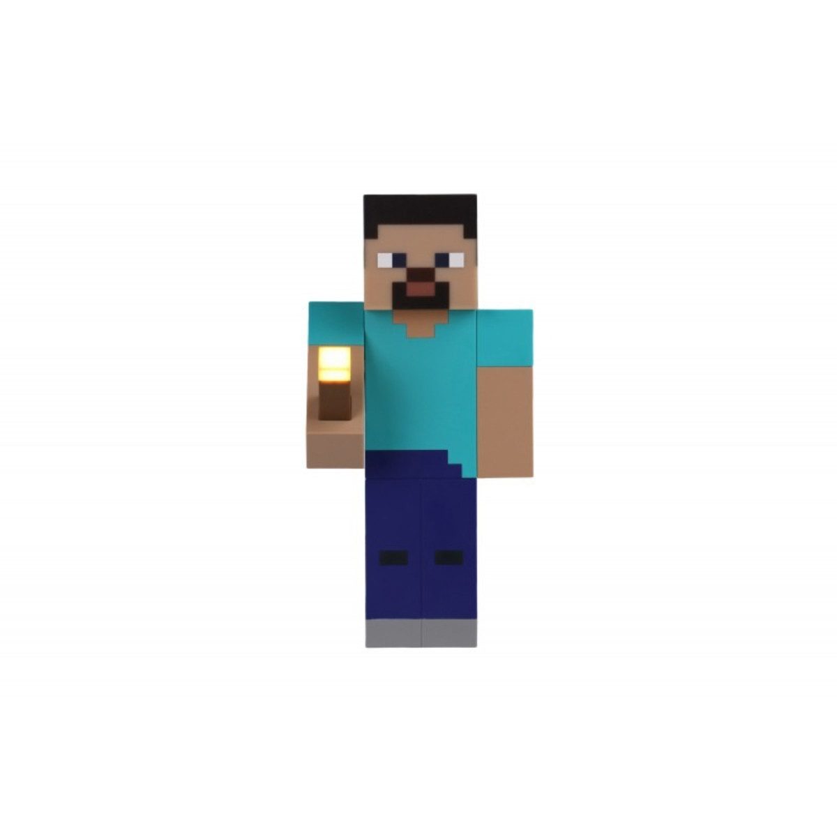 Minecraft Nachtlicht - 2 in 1 Lampe 40 cm Taschenlampe mit USB-C Anschluss und Akku
