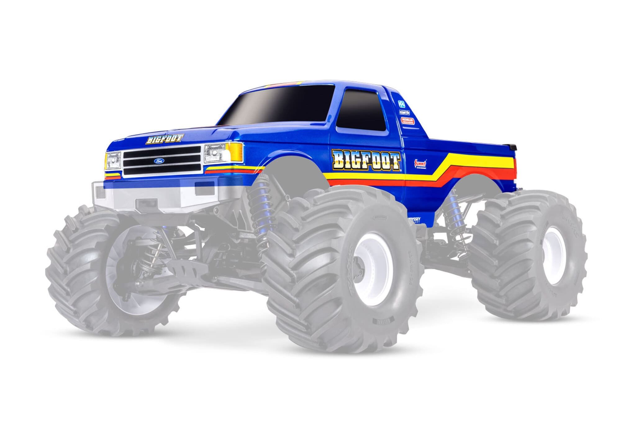Traxxas RC-Buggy Karosserie X-Maxx-MT Ford F150 BIGFOOT mit Aufkleber