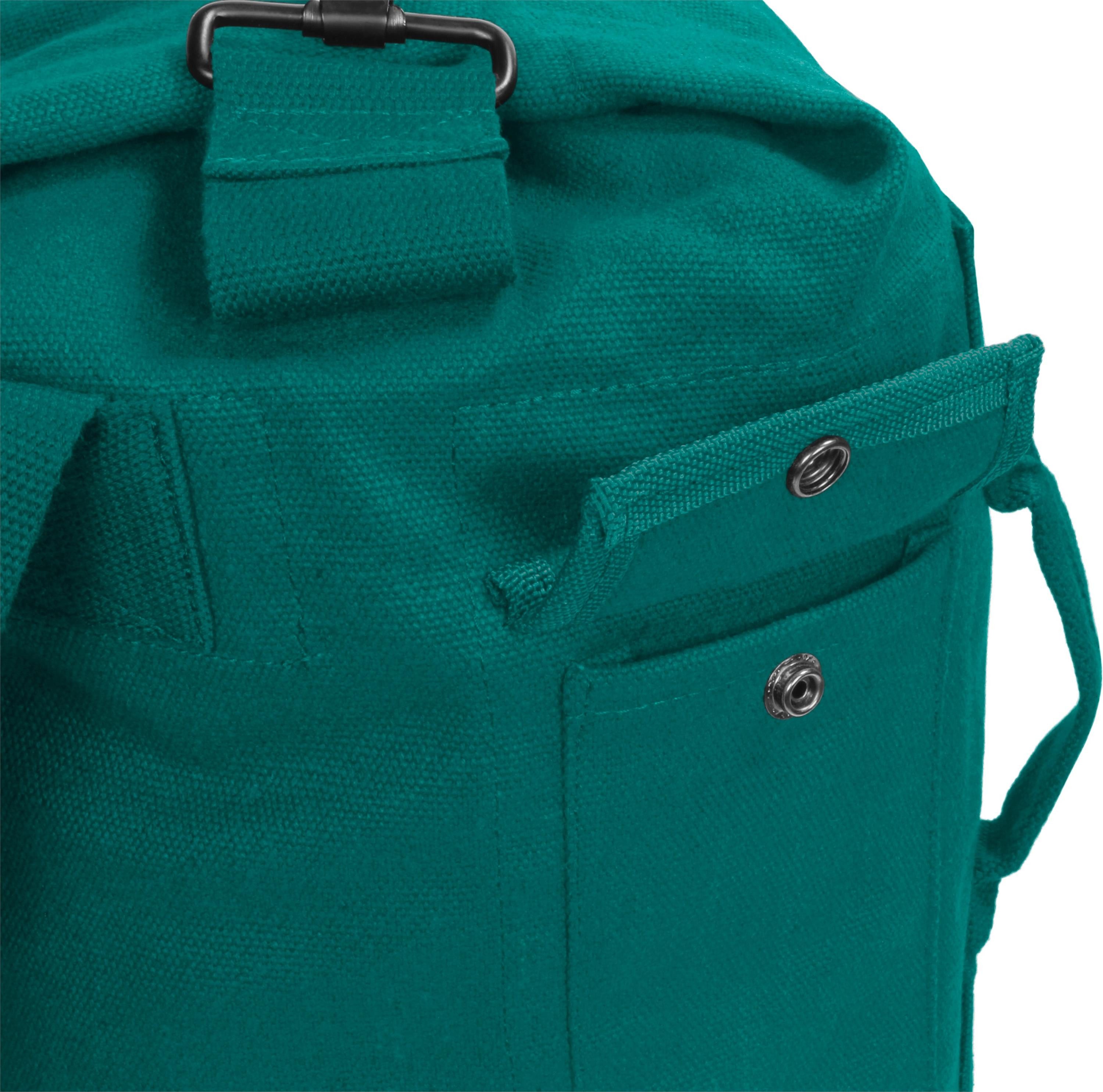 normani Packsack Canvas-Seesack 20 l Submariner 20, Duffle Bag Marinesack Seemannssack US-Sack Rucksack mit Doppelgurt
