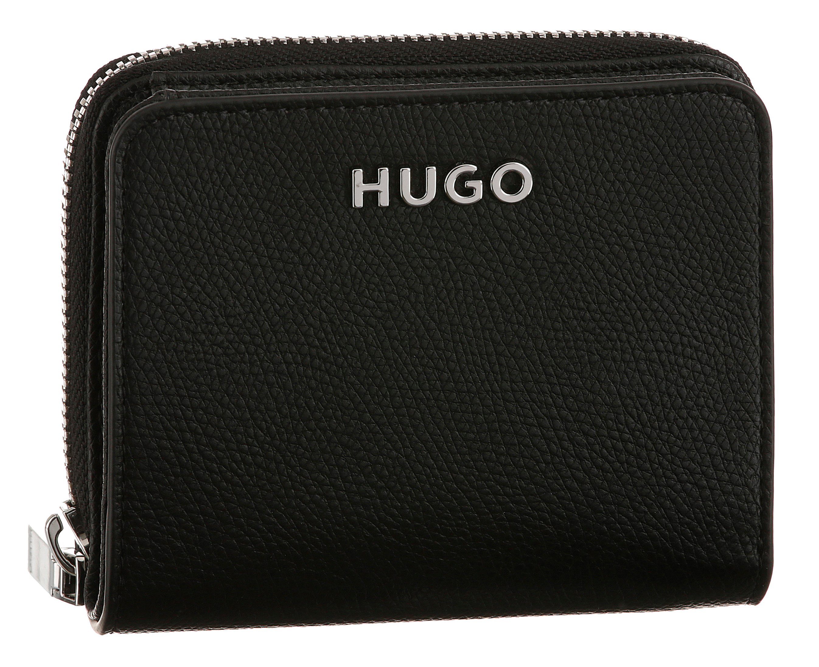 HUGO Geldbörse Chris N. SM Wallet, Karten- und Scheinfächer mit  Druckknopfverschluss