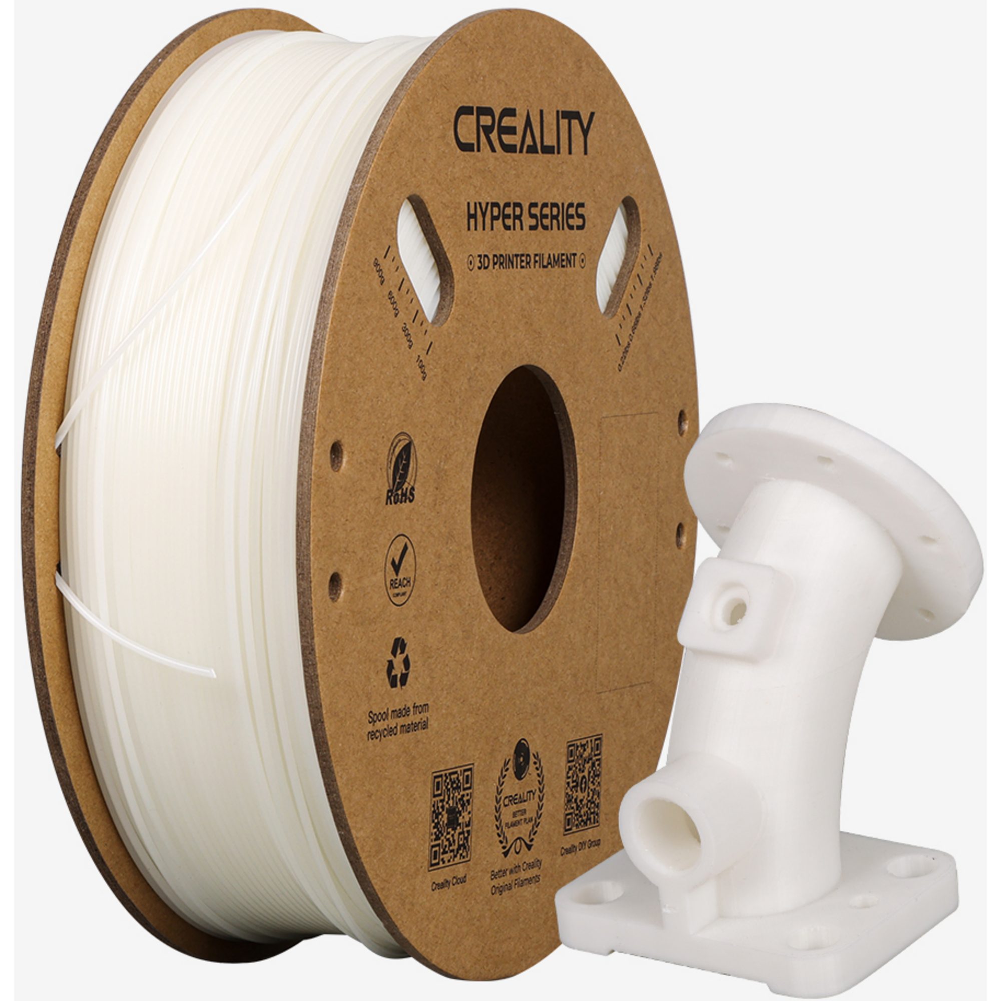 Creality 3D-Drucker Creality Hyper ABS Filament, 3D-Filament, (1 kg, 1,75 mm, auf Rolle), 1 kg, 1,75 mm, auf Rolle