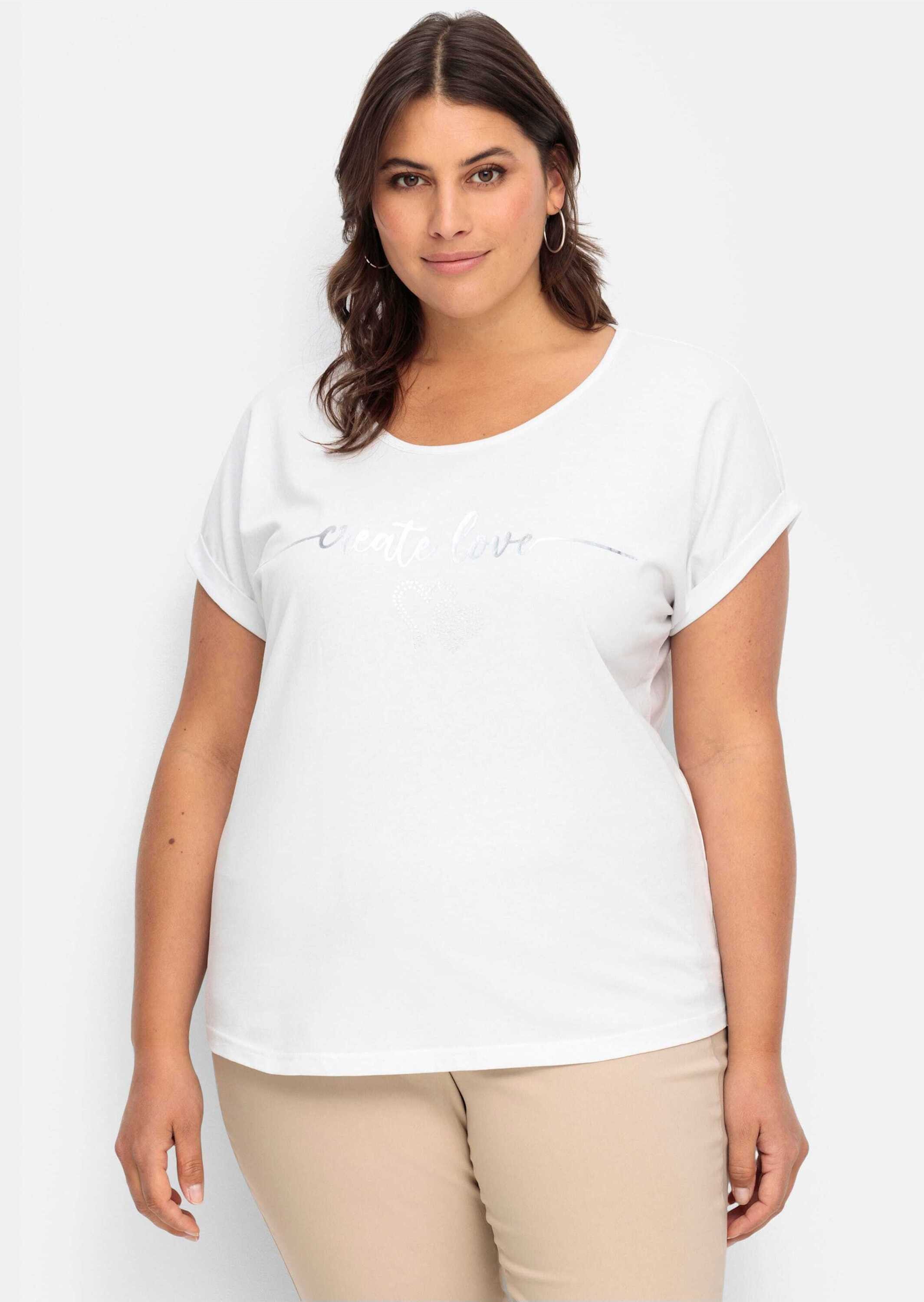 Sieh an! T-Shirt Rundhals-Shirt Extra kurz günstig online kaufen