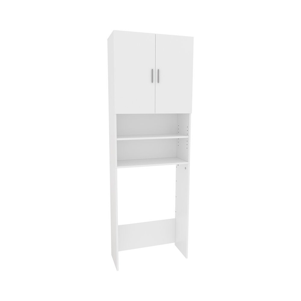 Livinity® Hochschrank Waschmaschinenschrank MARTHA Weiß