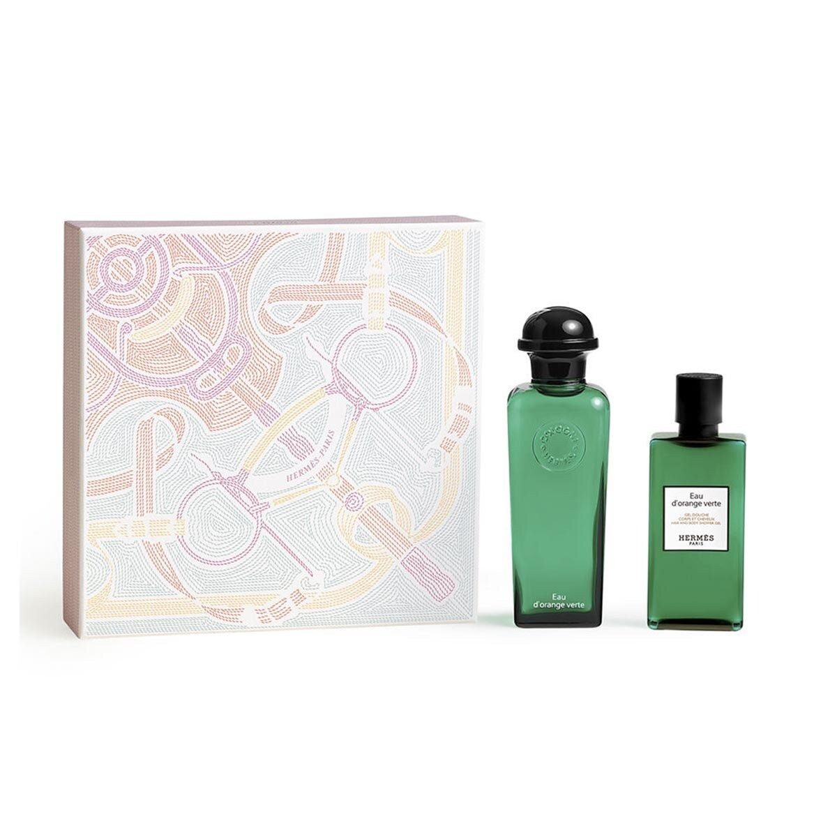 HERMÈS Duft-Set EAU D'ORANGE VERTE CASE 2 Stück