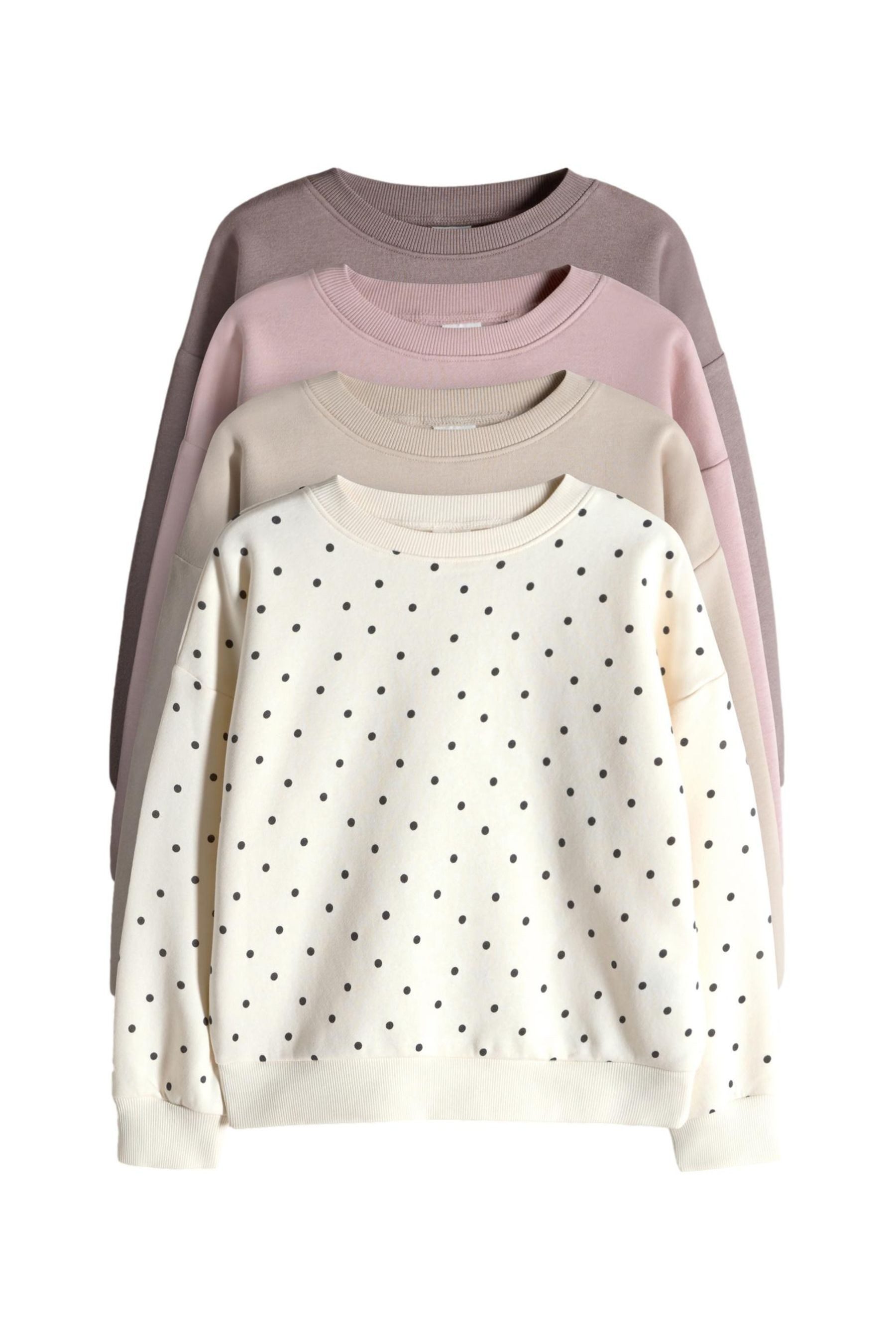 The Set Sweater The Set Relaxed Fit Sweatshirts, 4er-Pack (4-tlg)