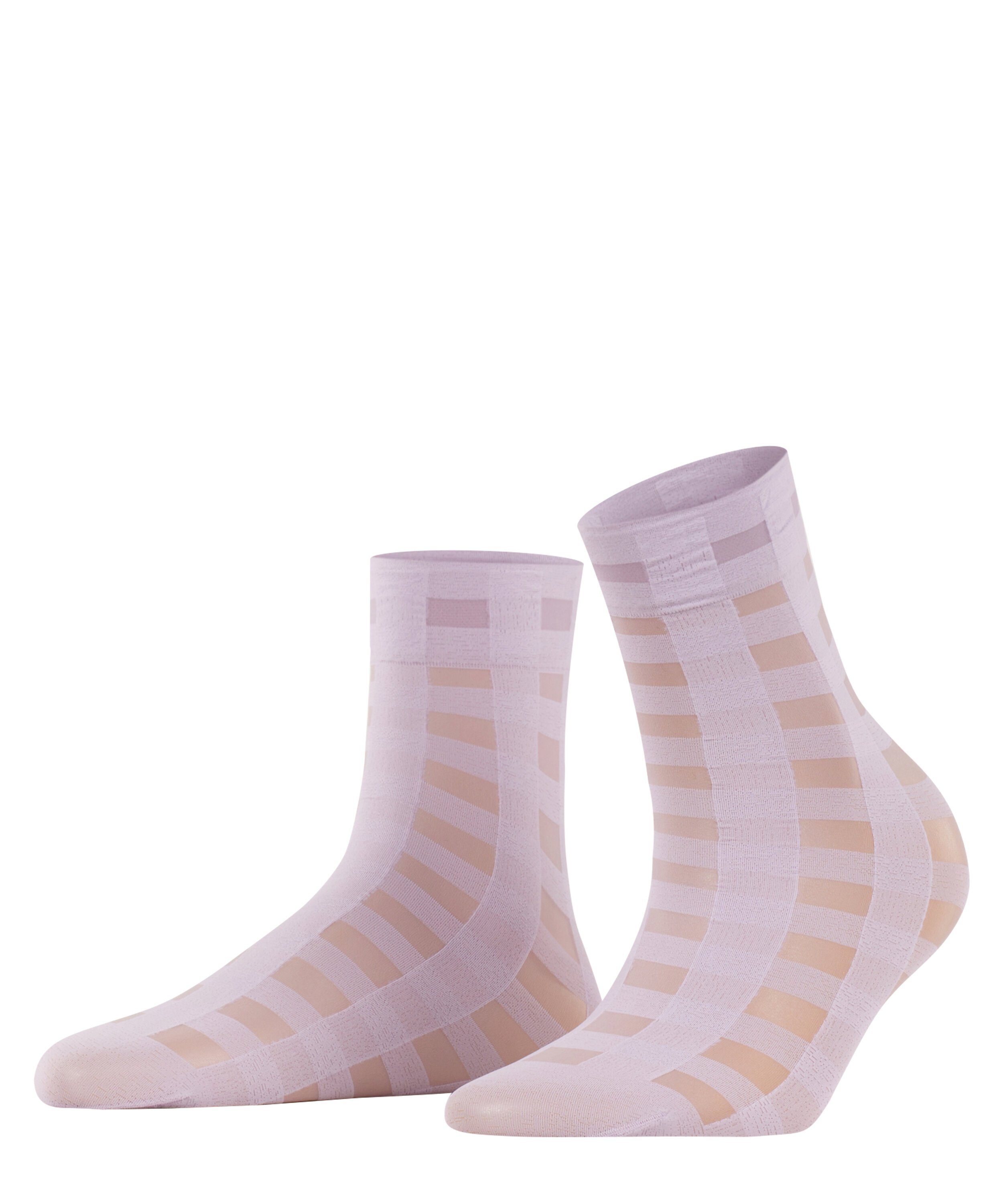 FALKE Feinsöckchen Notebook (1-Paar) mit Karo Muster