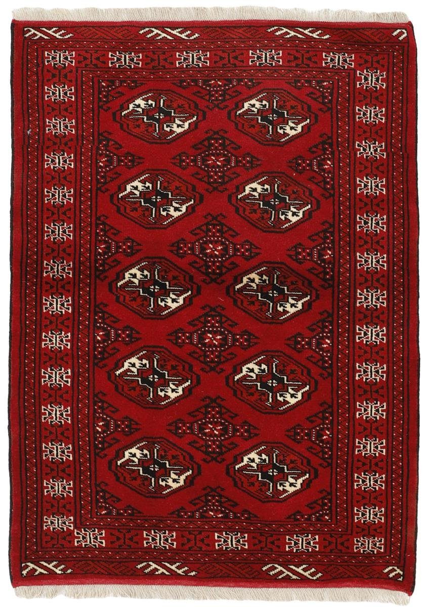 Orientteppich Turkaman 105x144 Handgeknüpfter Orientteppich 6 Trading, rechteckig, mm Nain Perserteppich, / Höhe