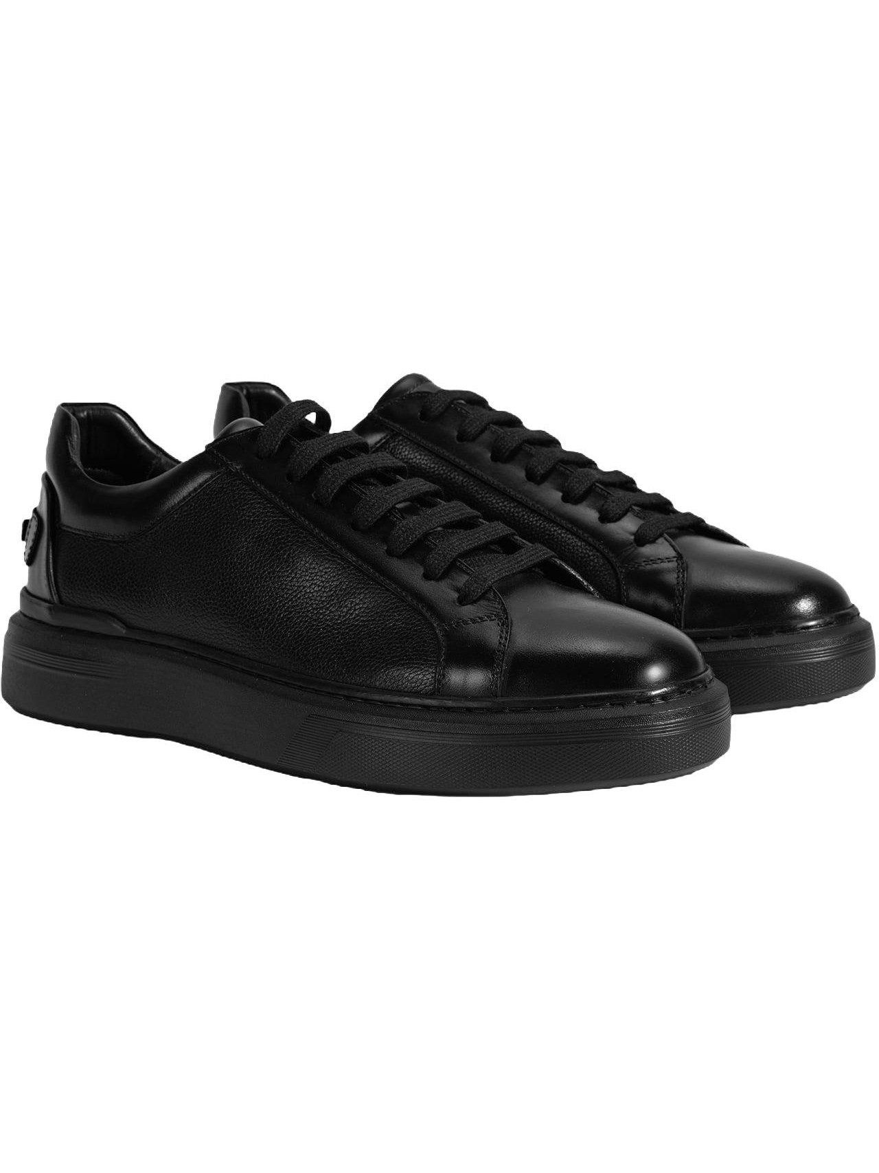 Desa Desa Herren-Freizeitschuhe mit Schnürung – Obermaterial aus Leder, run Sneaker