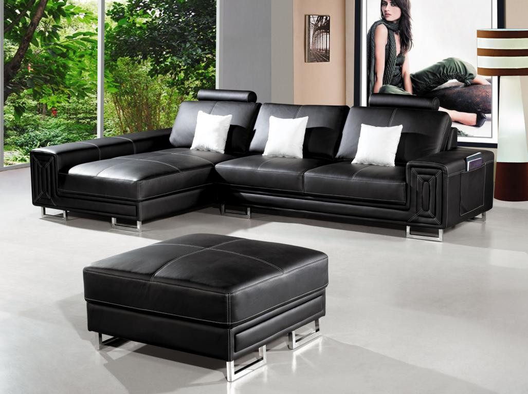 JVmoebel Ecksofa Ecksofa modernes Ledersofa Wohnlandschaft Polstersitzgruppe L, Made in Europa