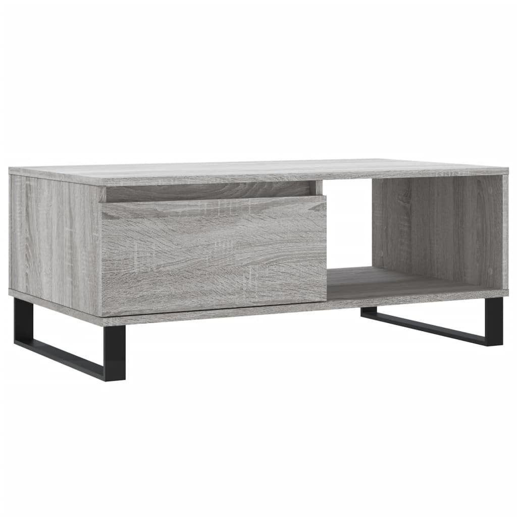 (1-St) cm | Holzwerkstoff Grau Sonoma Sonoma Grau 90x50x36,5 Sonoma Grau Couchtisch vidaXL Couchtisch