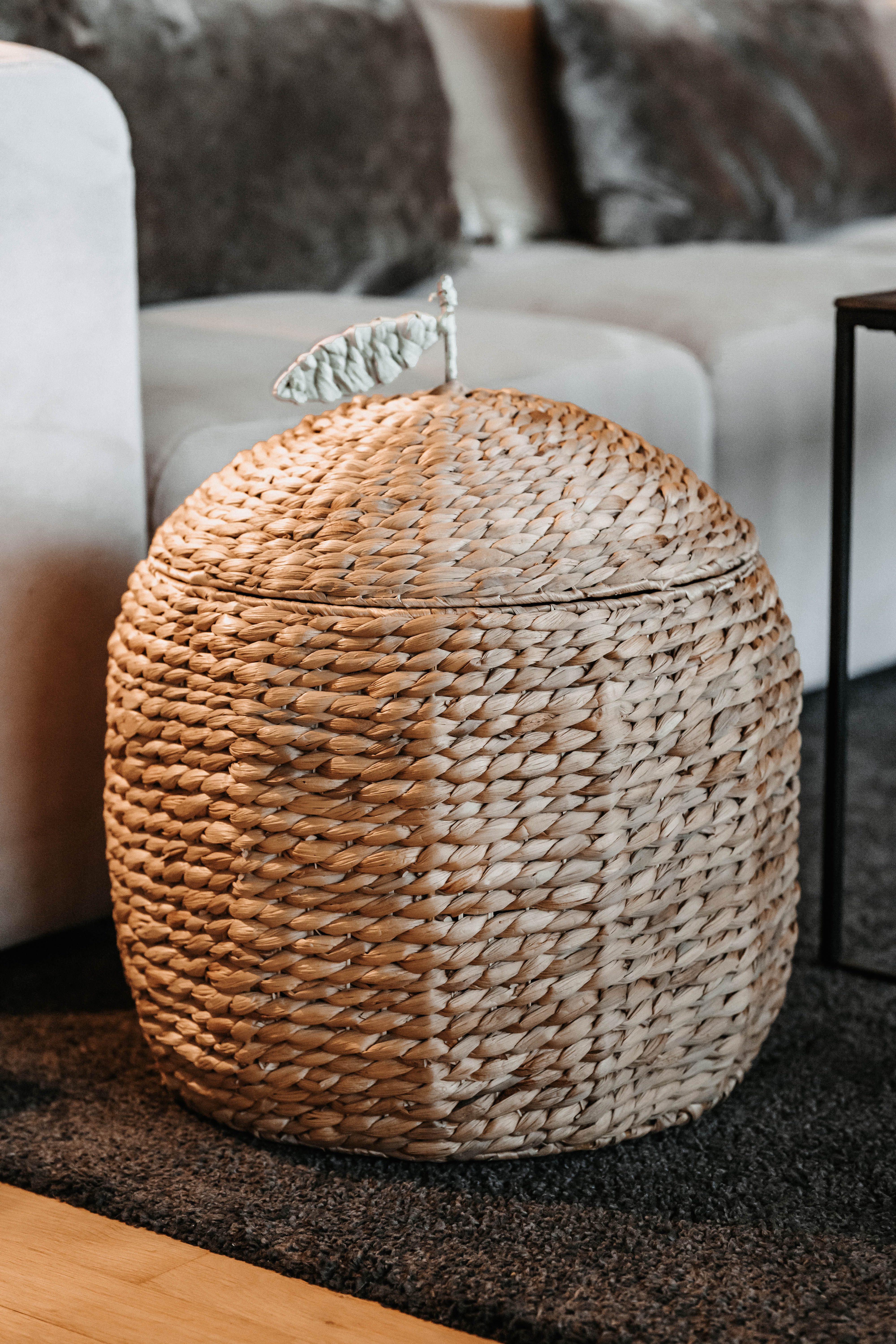 Kuzira Aufbewahrungskorb DER FRUCHTIGE / Wäschekorb/Spielzeugkorb/ Papierkorb Handmade (Set, 1-tlg)