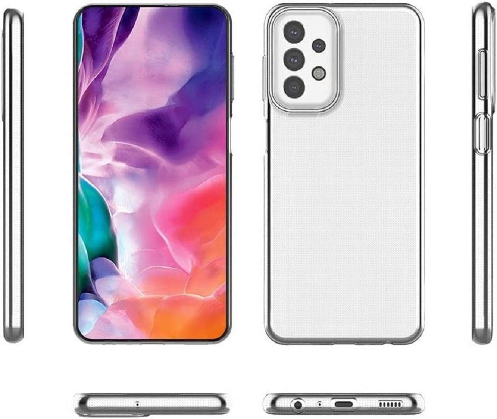 cofi1453 Bumper Silikon Hülle Basic für ZTE Blade A52 TPU Soft Handy Cover Schutz