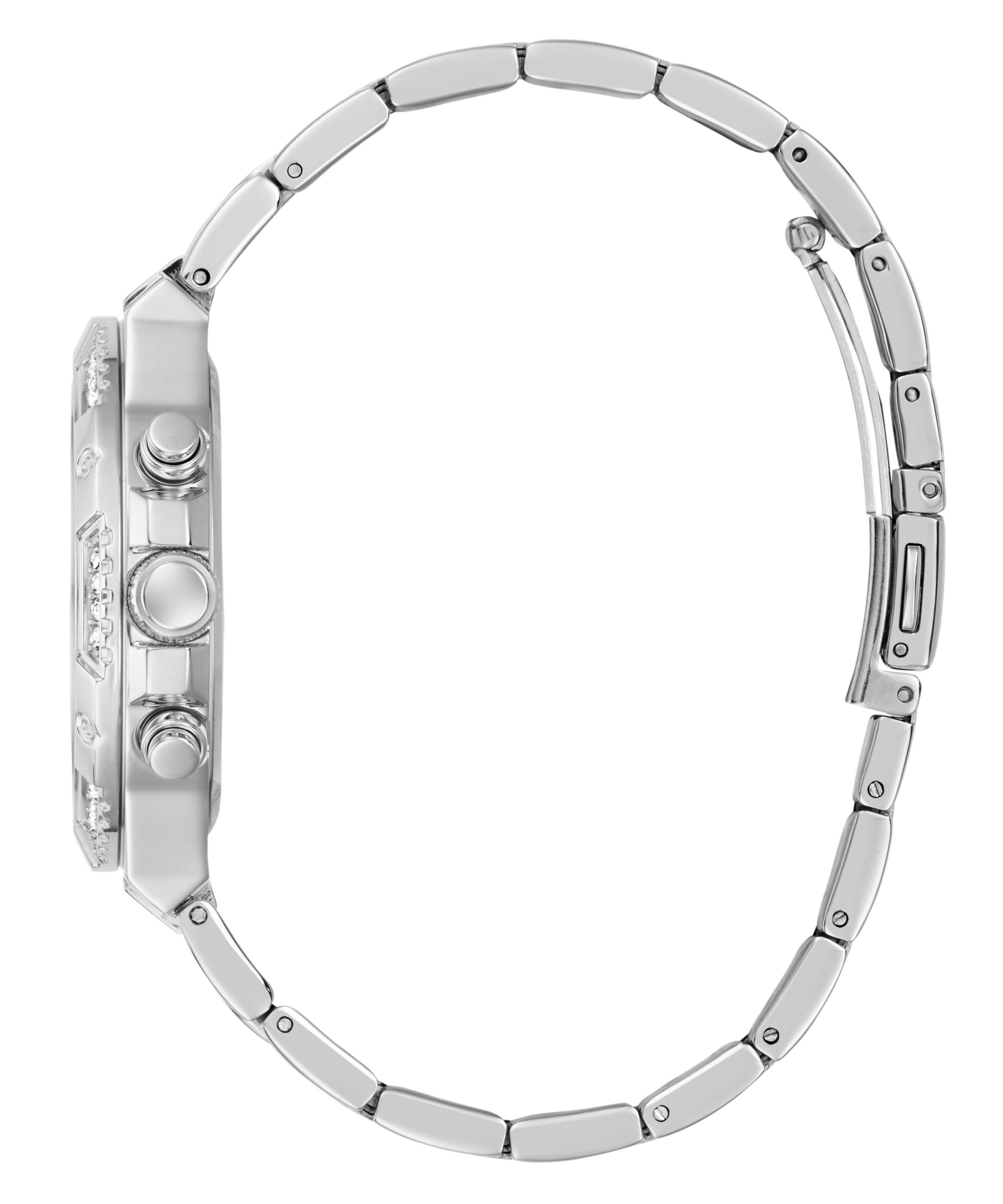 Guess Multifunktionsuhr HARLOW GW0950L1, Quarzuhr, Armbanduhr, Damenuhr, Edelstahlarmband, Datum