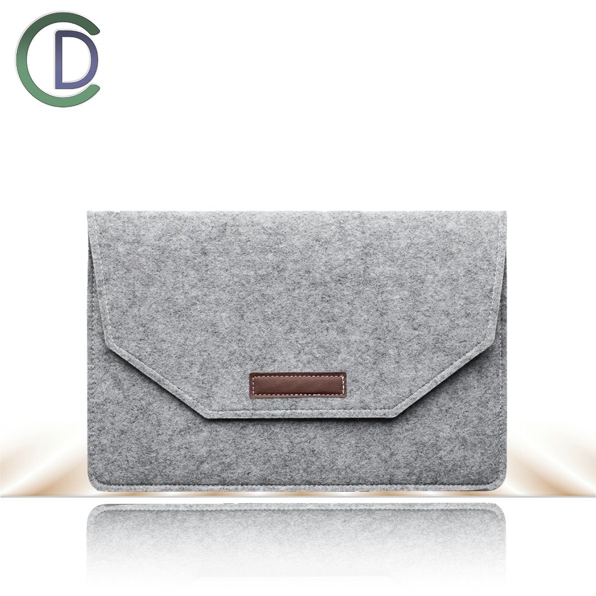 Von internationalen Prominenten bevorzugt Cradys Laptoptasche CraDys 13,3 15 schwarz Filz MacBook Laptop-Tasche Air / Sleevy Pro SleeveHülle Zoll Kompatibel