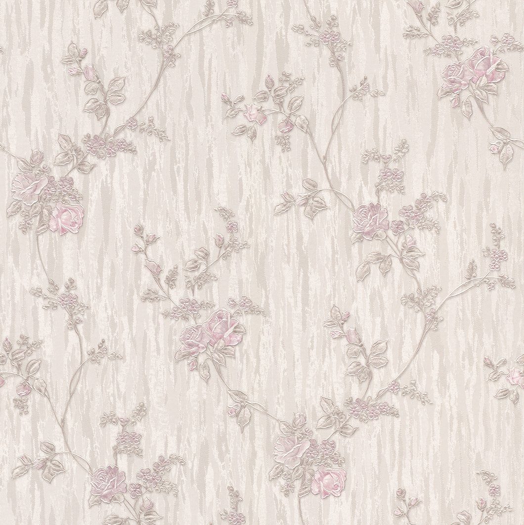 Fototapete Blumen Schmetterlinge Grün 253283 Rasch
